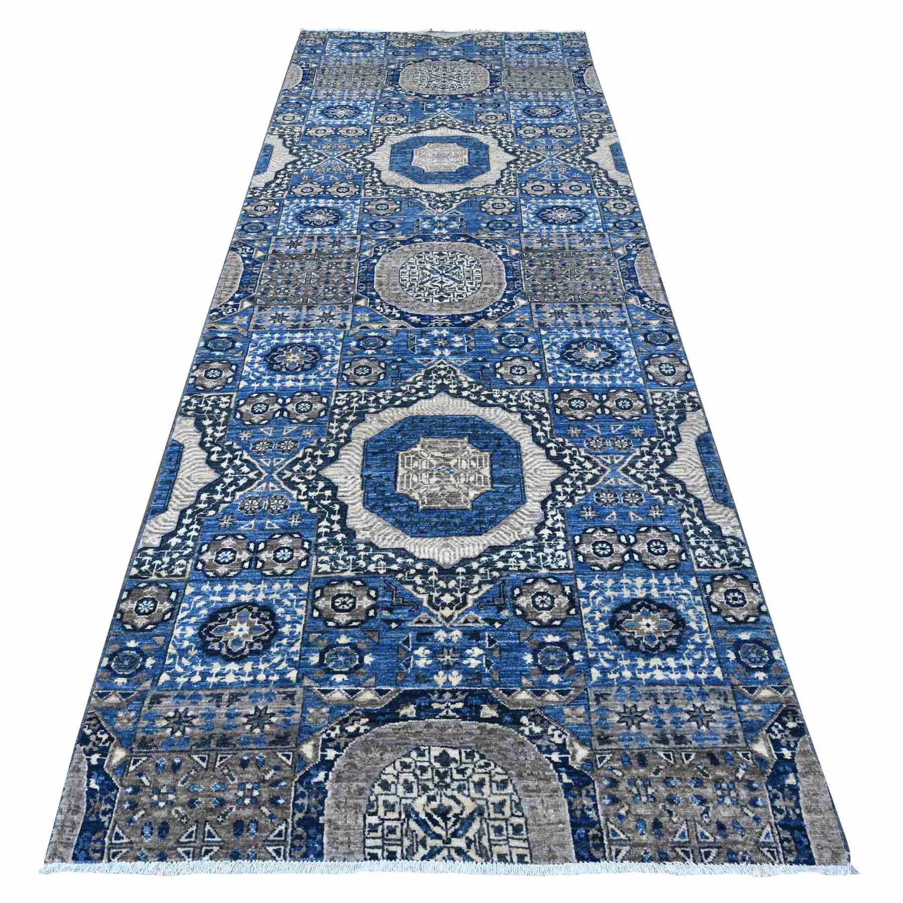 Oushak-And-Peshawar-Hand-Knotted-Rug-446260