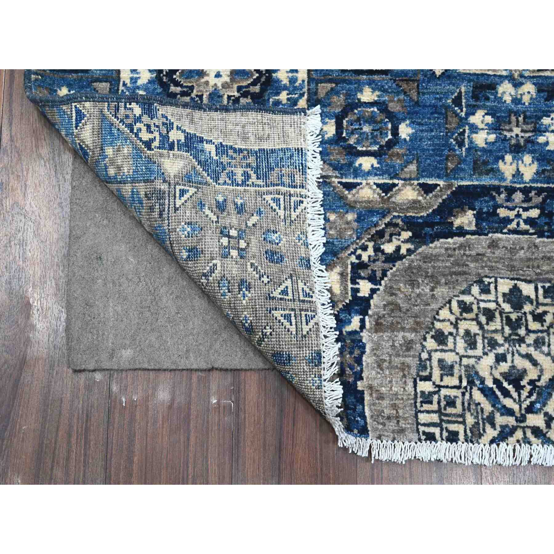 Oushak-And-Peshawar-Hand-Knotted-Rug-446260