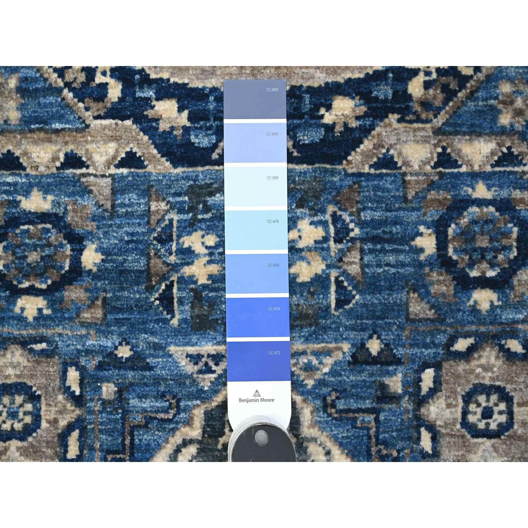 Oushak-And-Peshawar-Hand-Knotted-Rug-446260