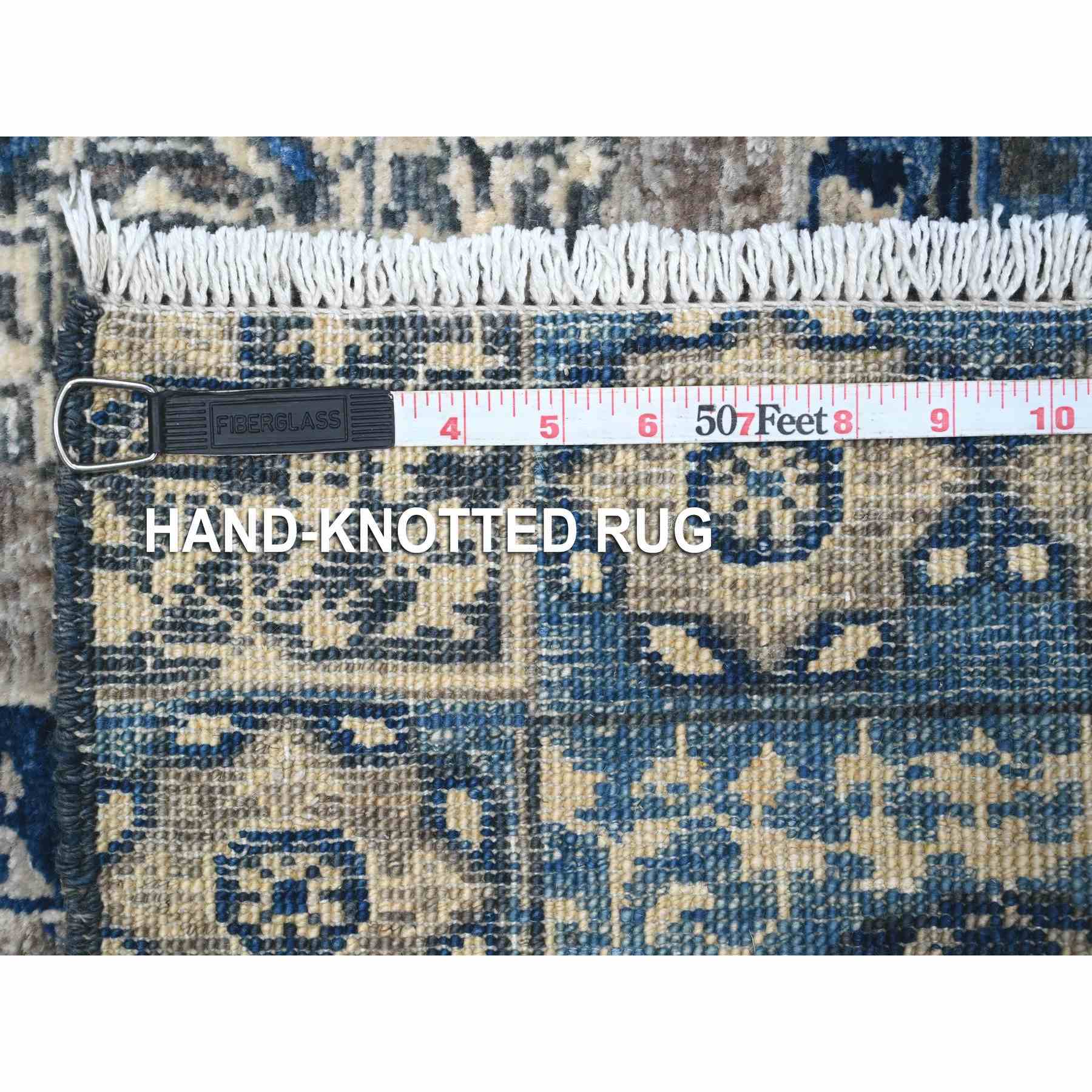 Oushak-And-Peshawar-Hand-Knotted-Rug-446260