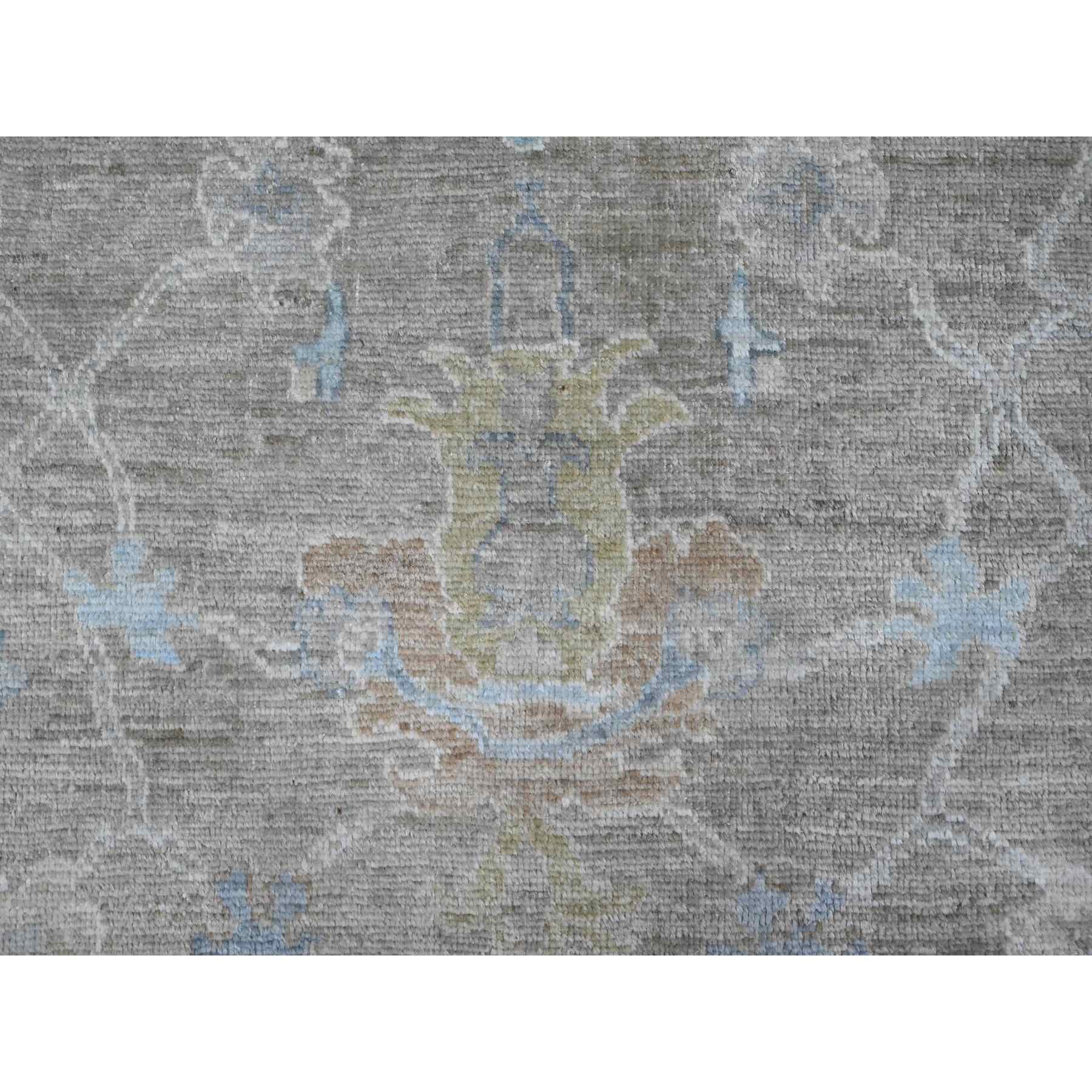 Oushak-And-Peshawar-Hand-Knotted-Rug-446305