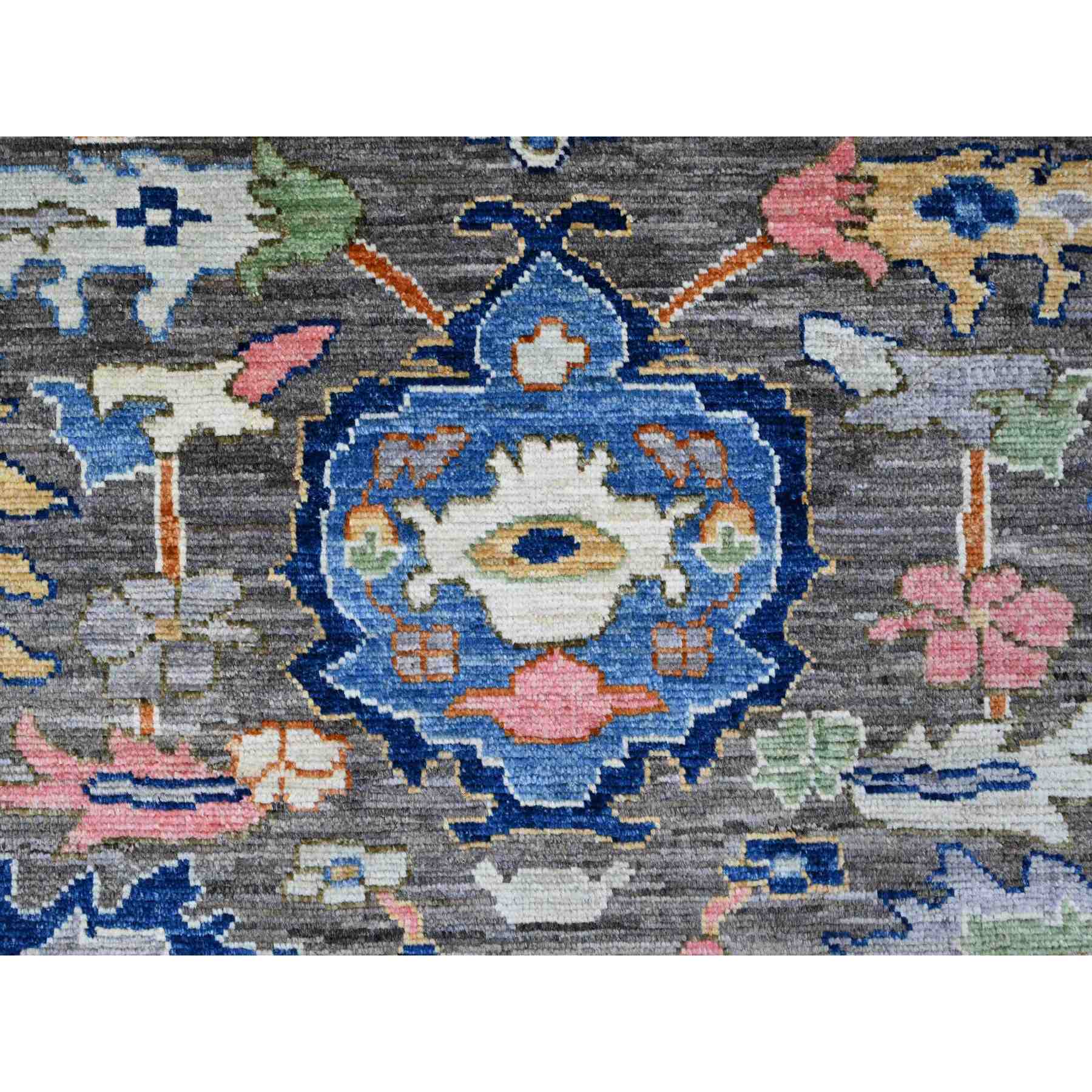 Oushak-And-Peshawar-Hand-Knotted-Rug-446315