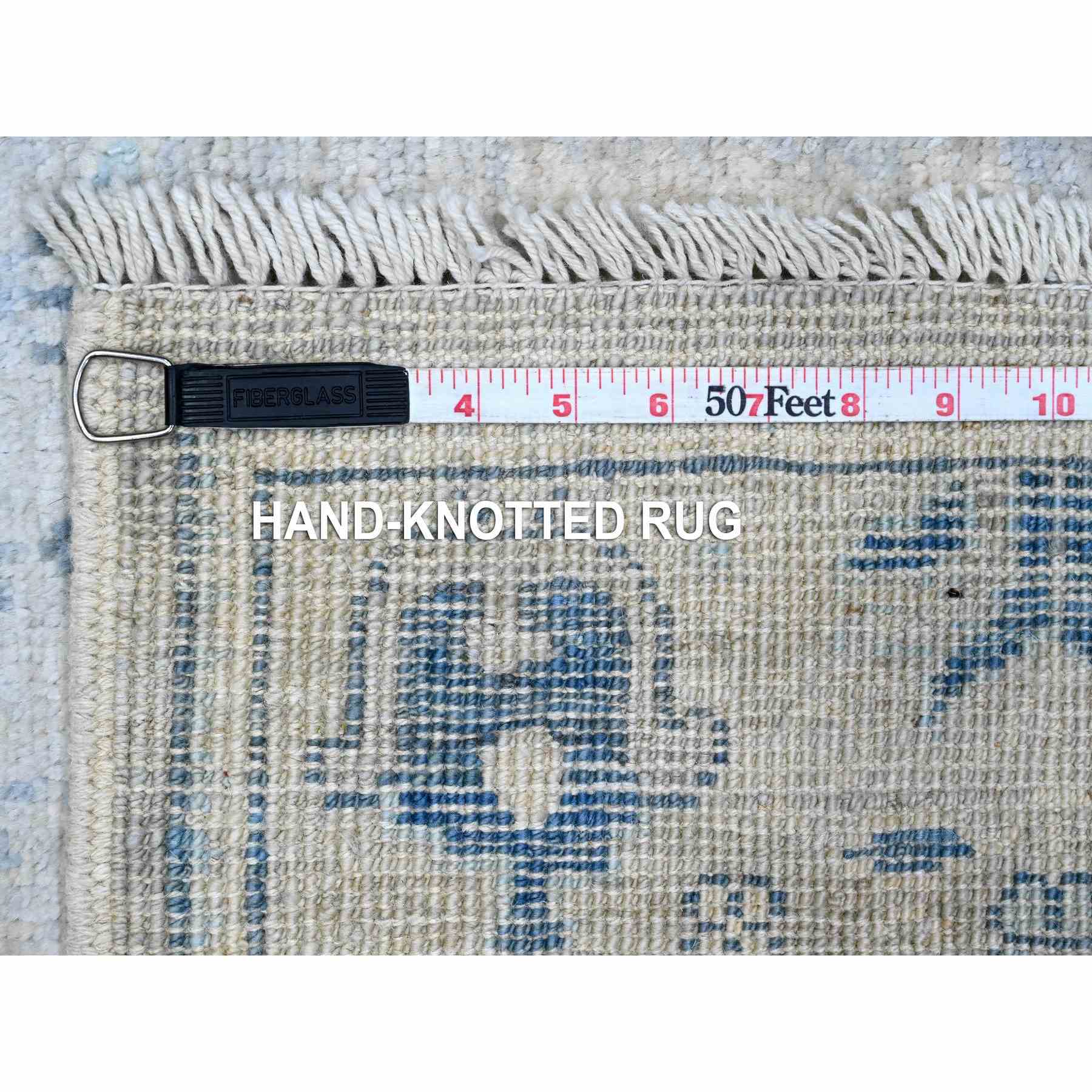 Oushak-And-Peshawar-Hand-Knotted-Rug-446390