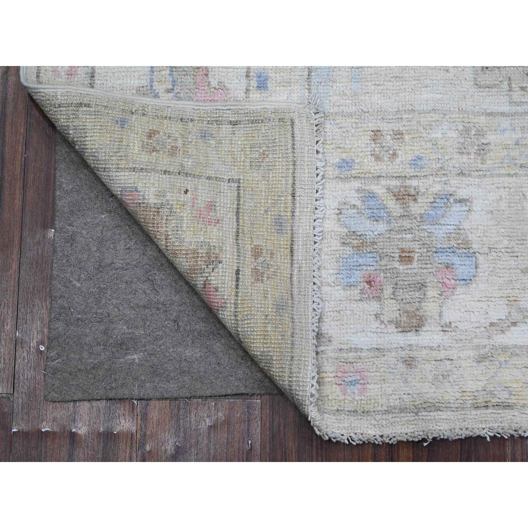 Oushak-And-Peshawar-Hand-Knotted-Rug-446425