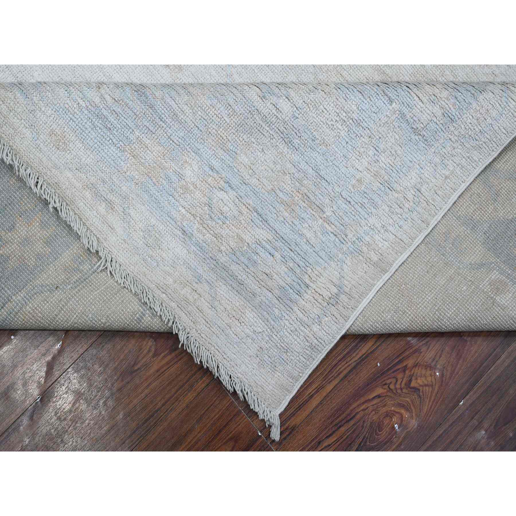 Oushak-And-Peshawar-Hand-Knotted-Rug-446585