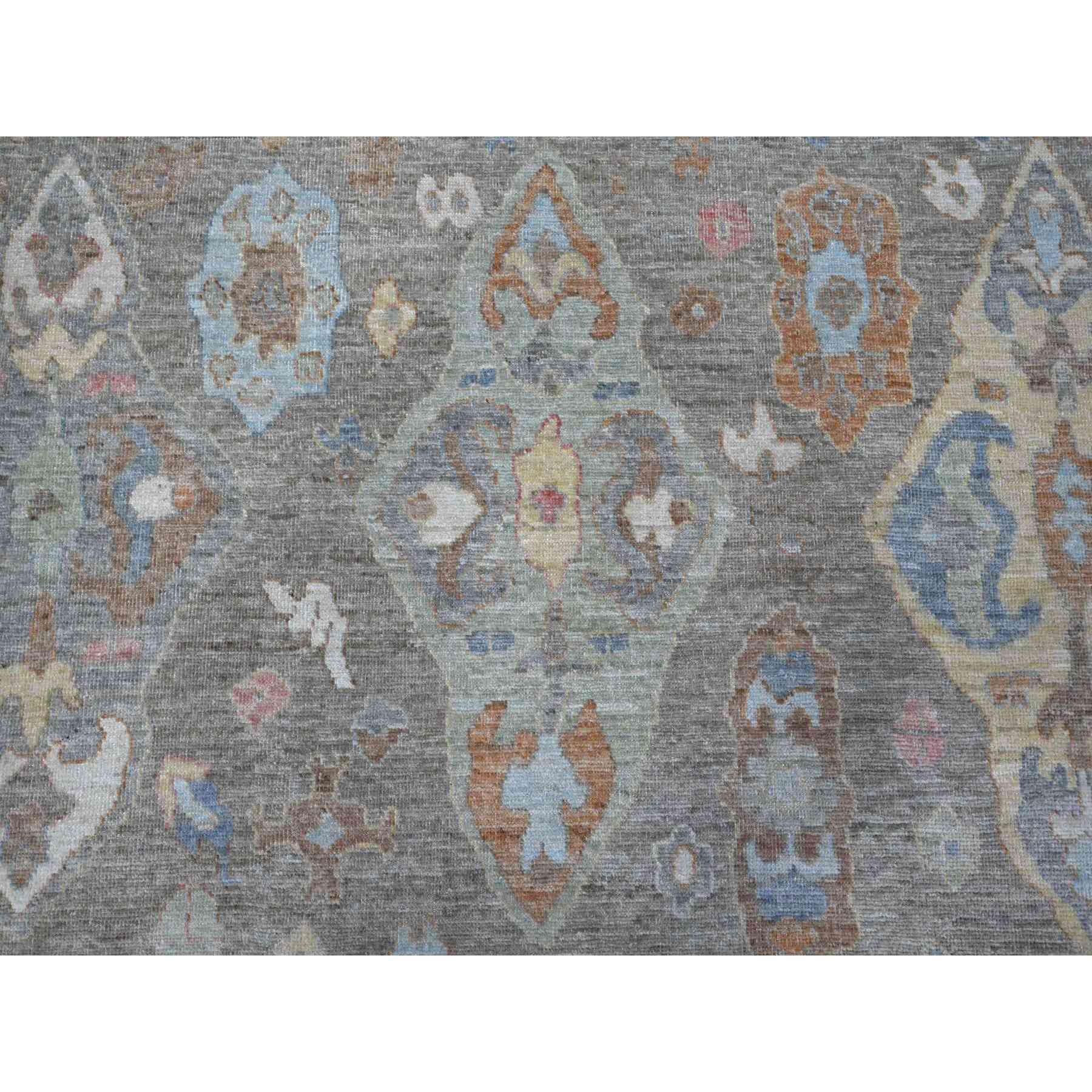 Oushak-And-Peshawar-Hand-Knotted-Rug-446590