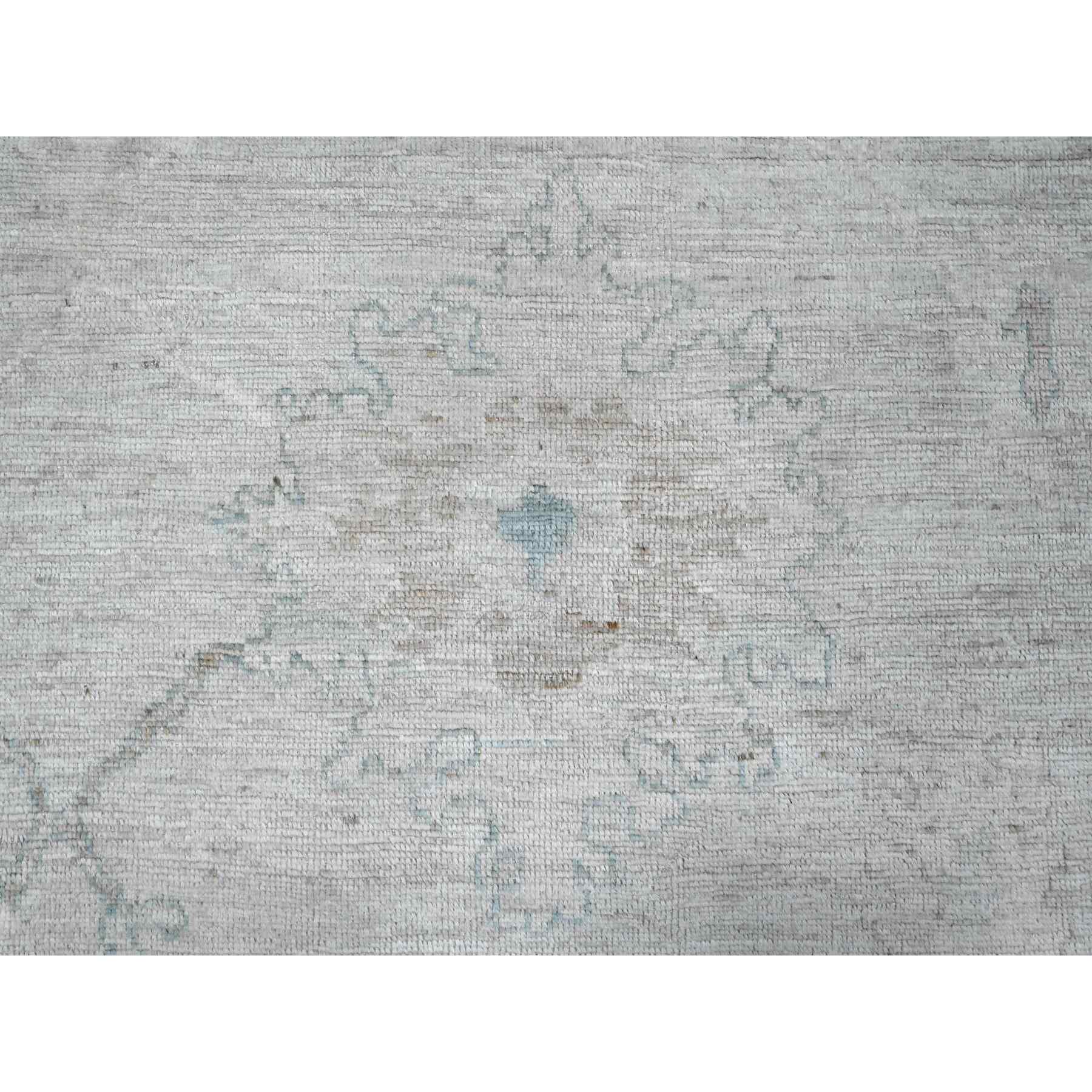 Oushak-And-Peshawar-Hand-Knotted-Rug-446650