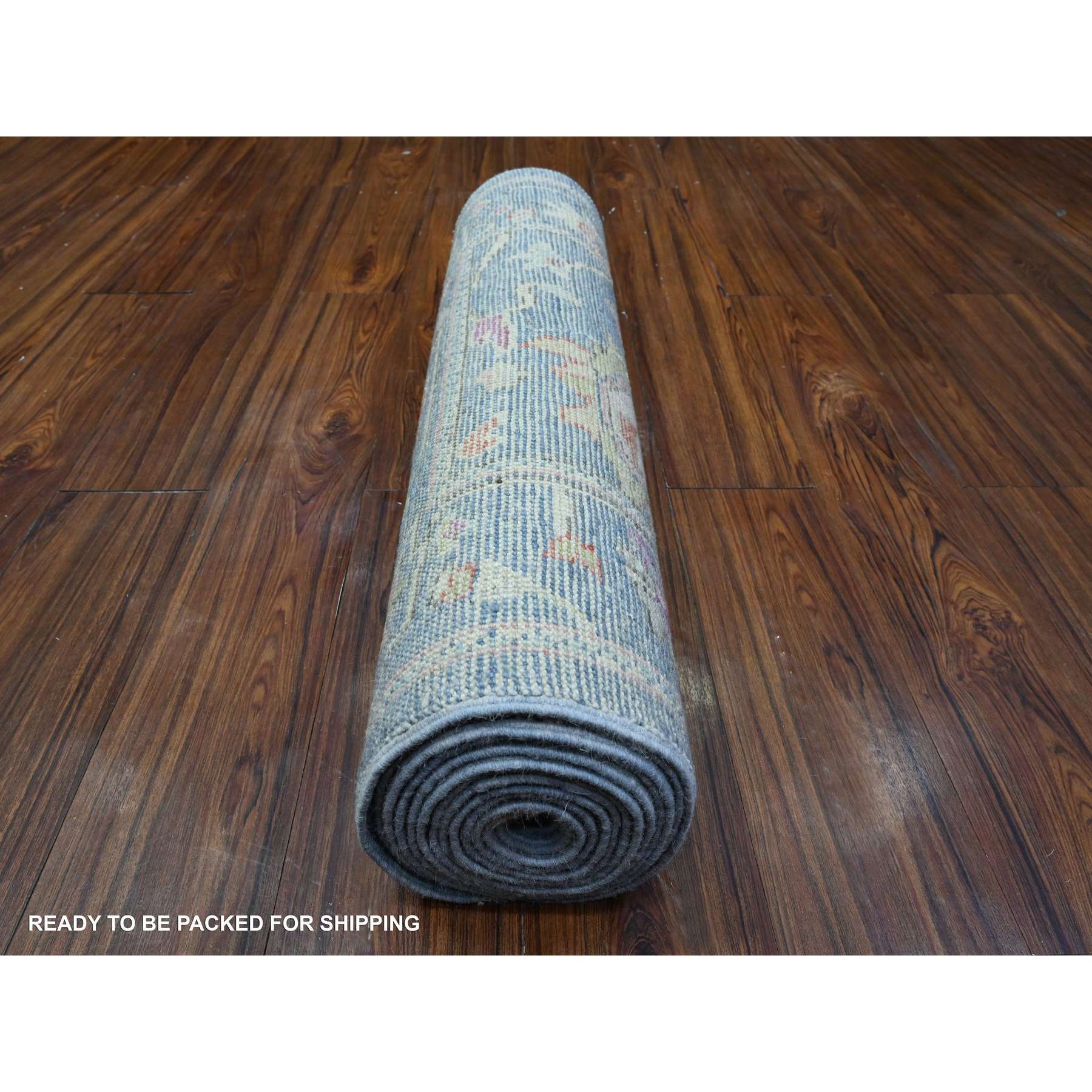 Oushak-And-Peshawar-Hand-Knotted-Rug-446755