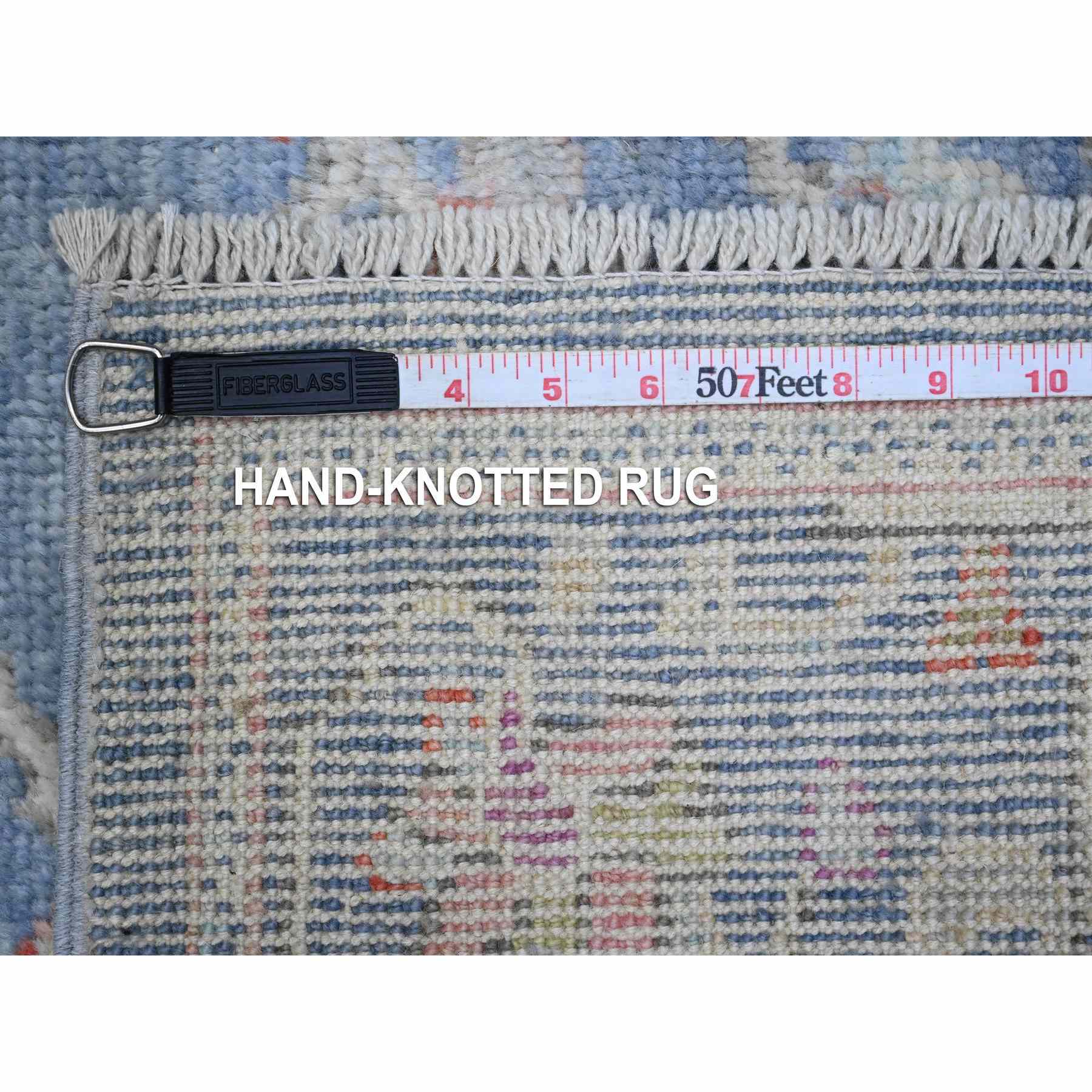 Oushak-And-Peshawar-Hand-Knotted-Rug-446755