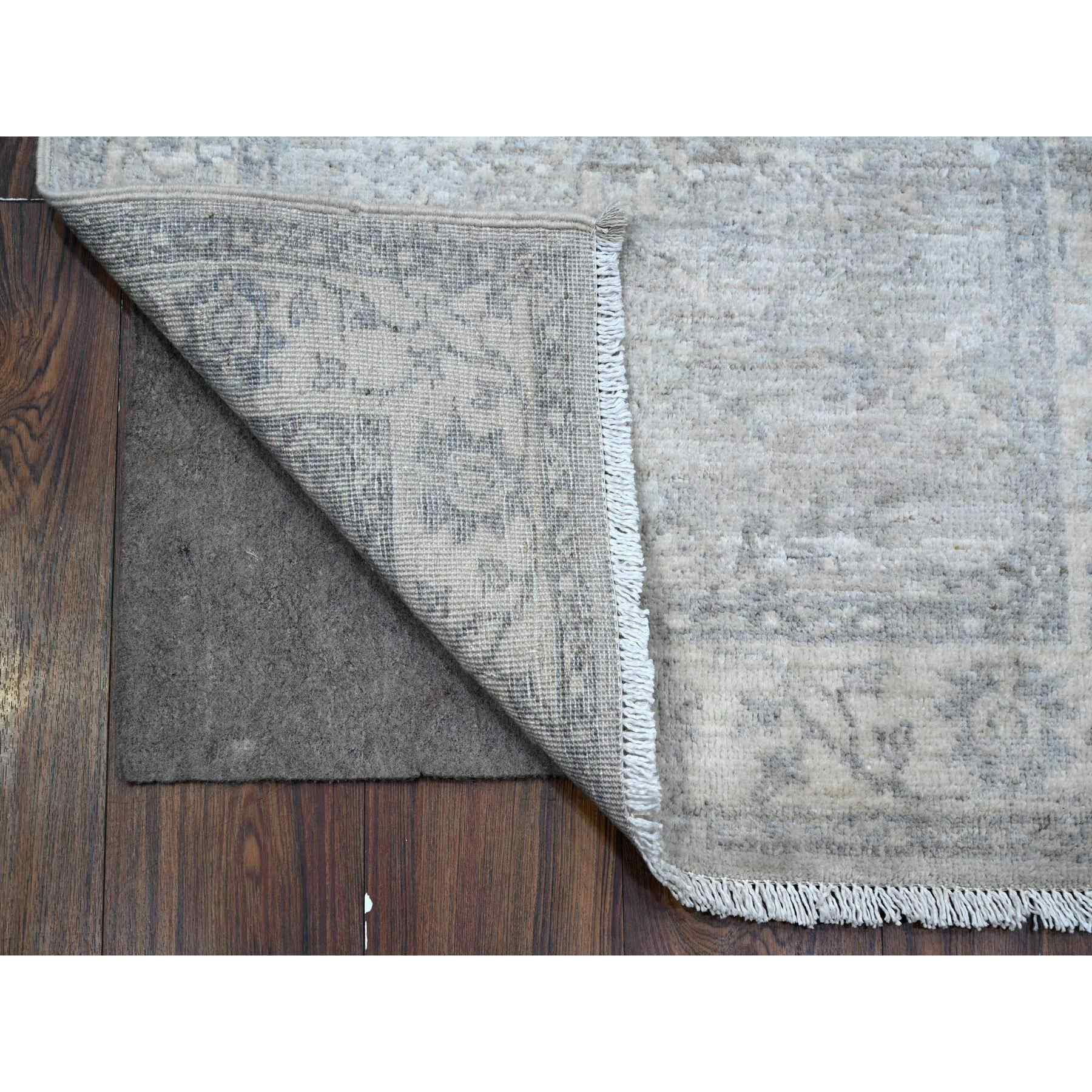 Oushak-And-Peshawar-Hand-Knotted-Rug-446870
