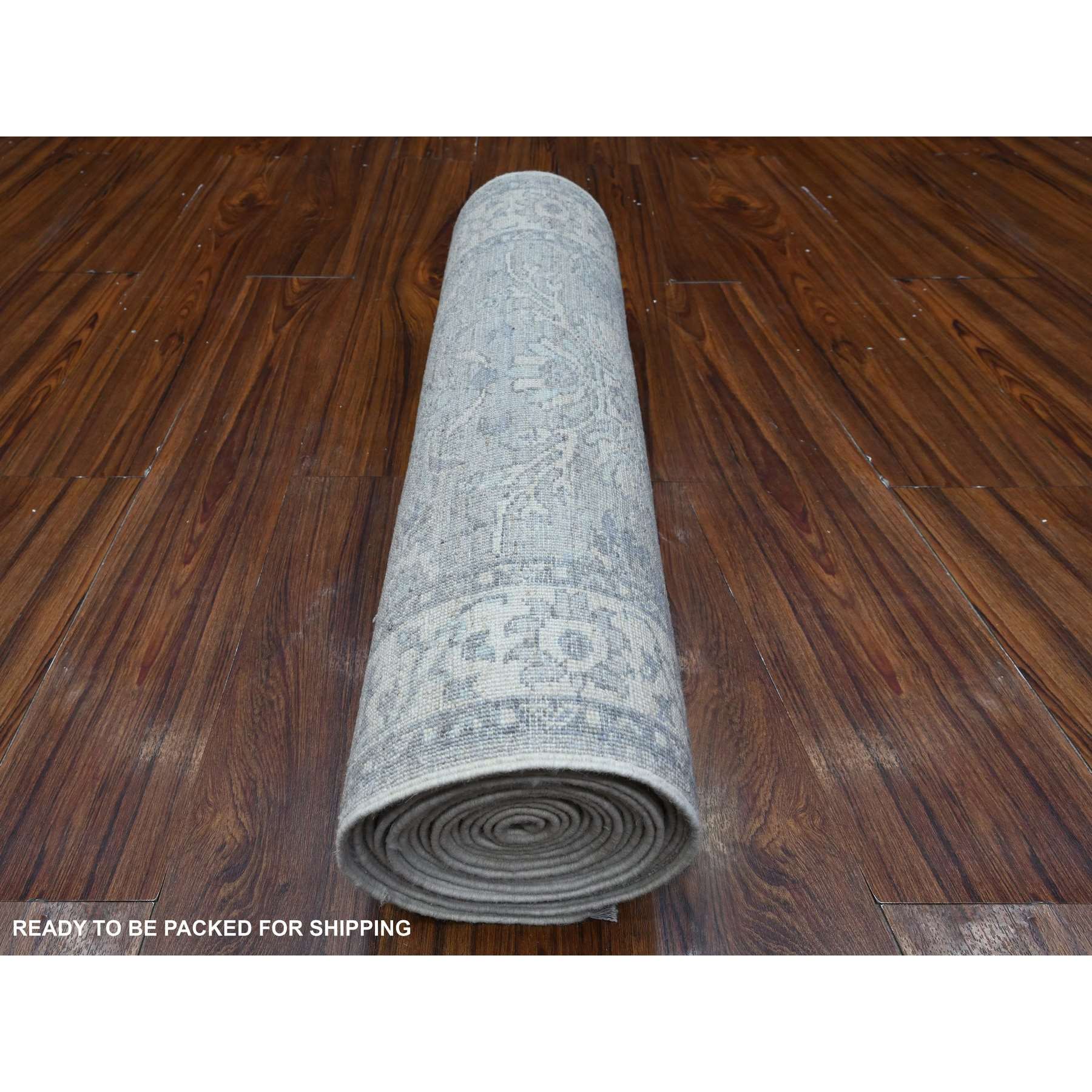 Oushak-And-Peshawar-Hand-Knotted-Rug-446870