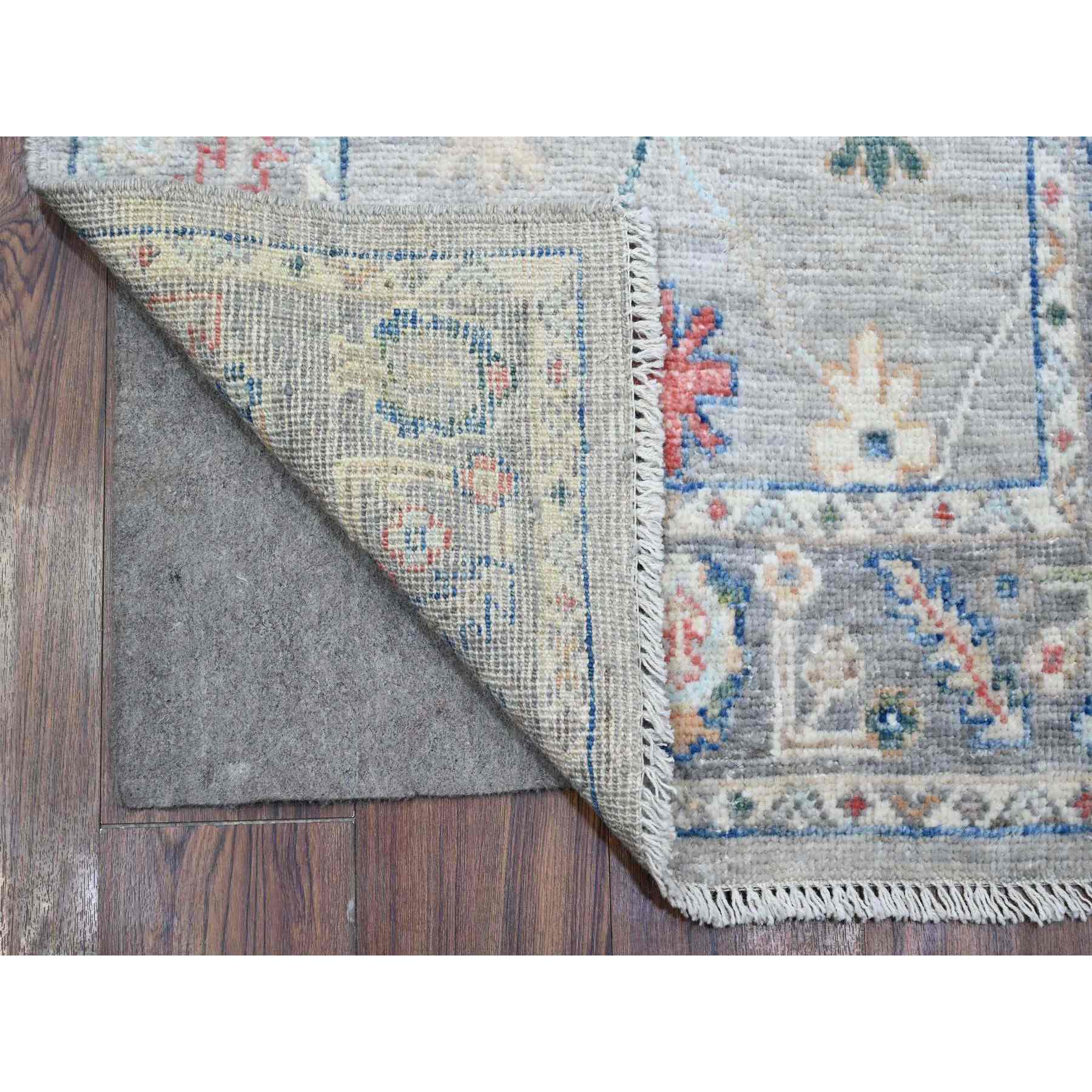 Oushak-And-Peshawar-Hand-Knotted-Rug-447360