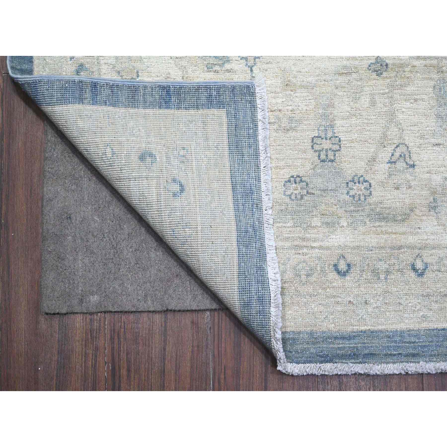 Oushak-And-Peshawar-Hand-Knotted-Rug-447365