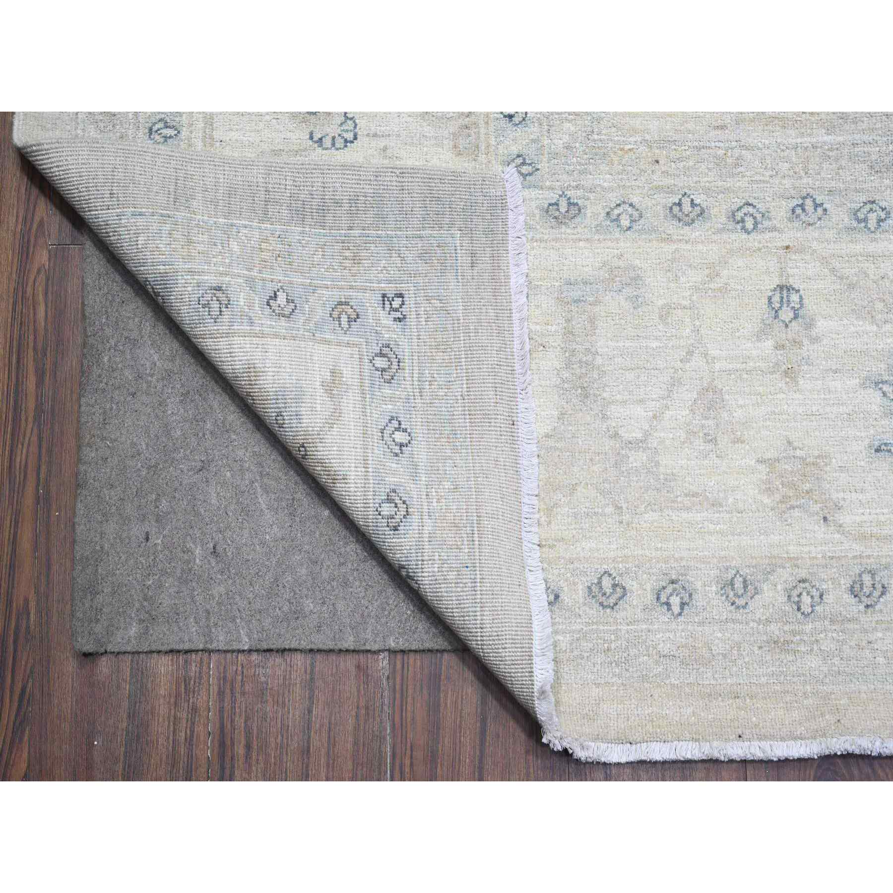 Oushak-And-Peshawar-Hand-Knotted-Rug-447370