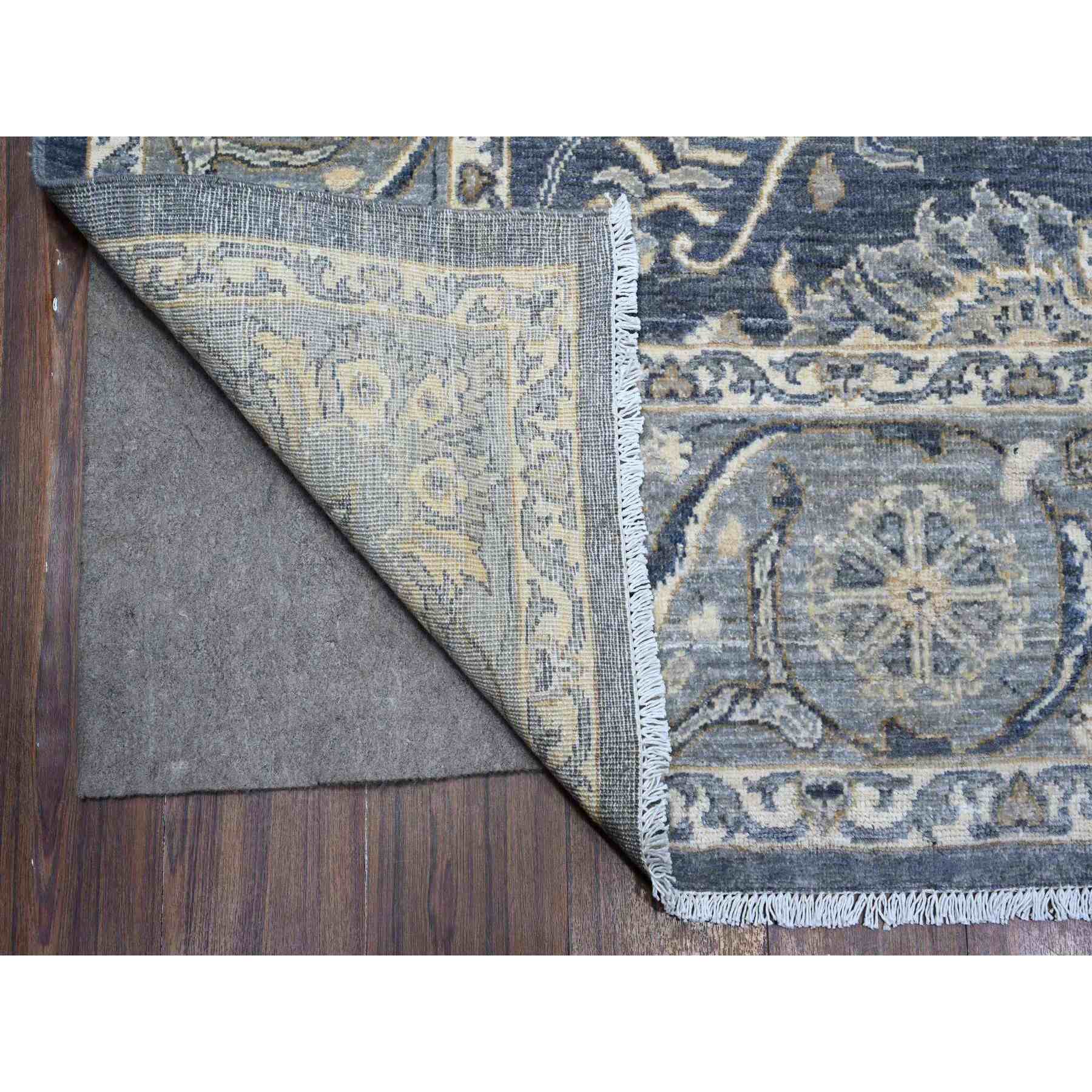 Oushak-And-Peshawar-Hand-Knotted-Rug-447445