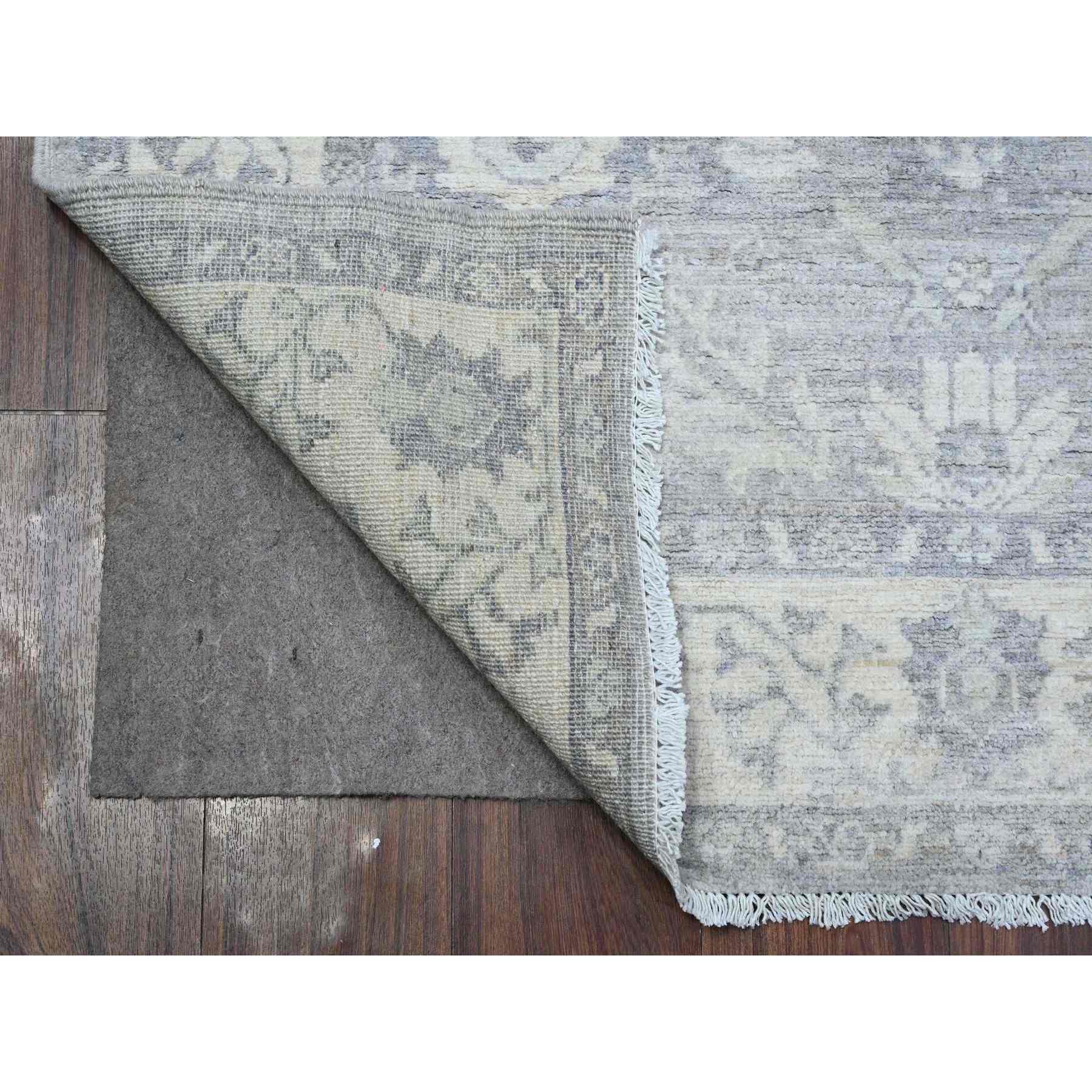 Oushak-And-Peshawar-Hand-Knotted-Rug-447480
