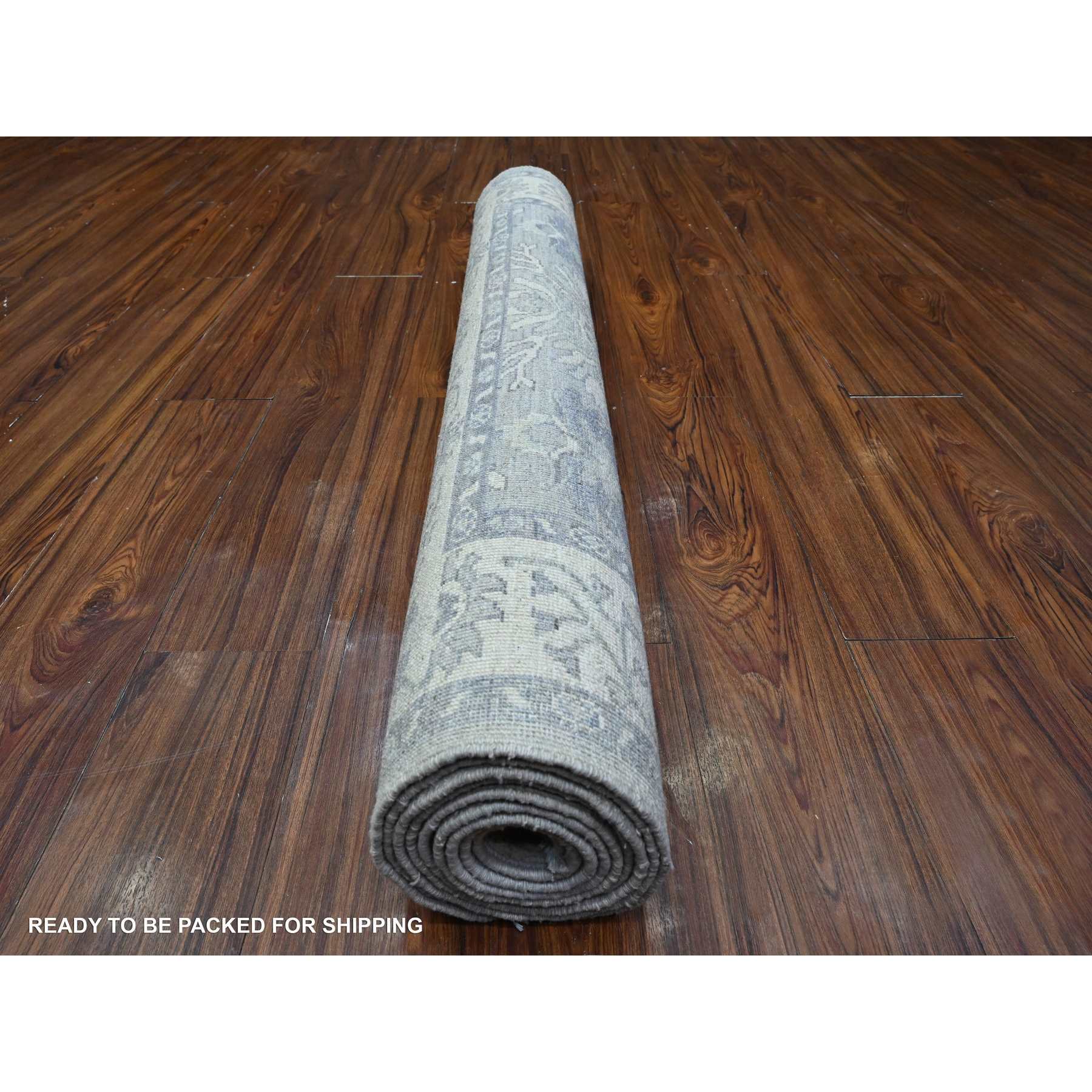 Oushak-And-Peshawar-Hand-Knotted-Rug-447480
