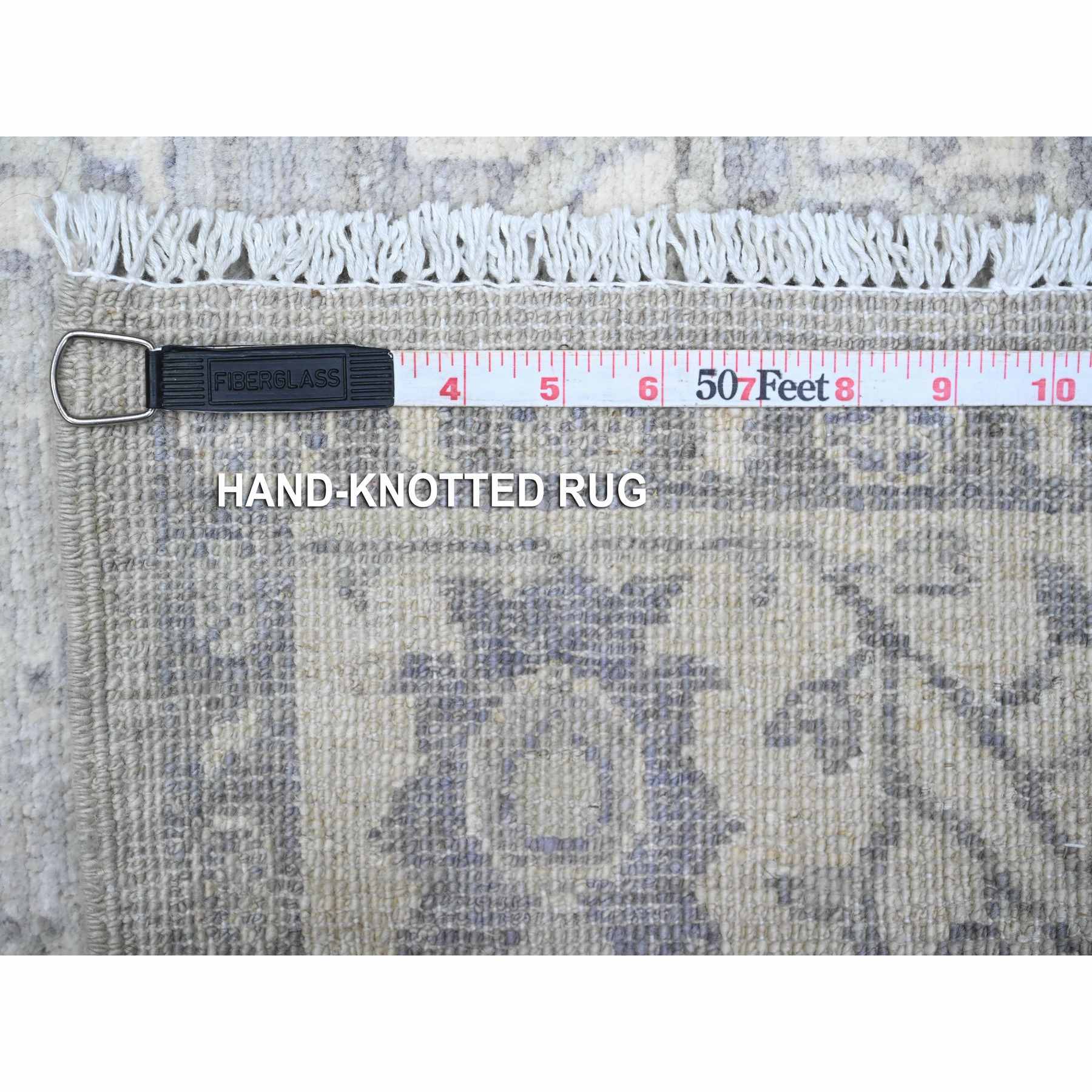 Oushak-And-Peshawar-Hand-Knotted-Rug-447480