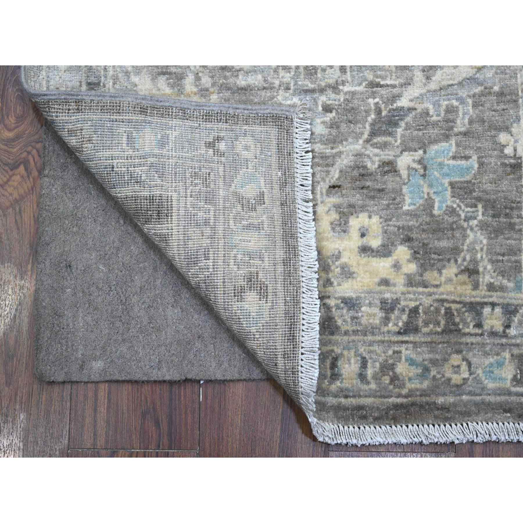 Oushak-And-Peshawar-Hand-Knotted-Rug-447495