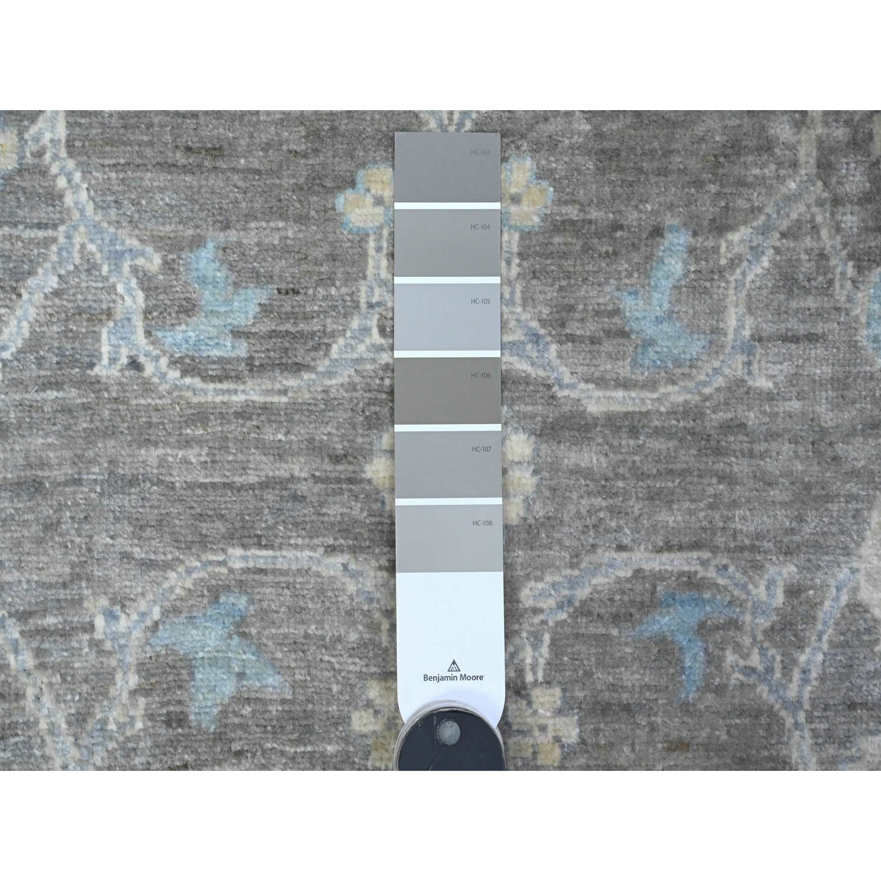 Oushak-And-Peshawar-Hand-Knotted-Rug-447495