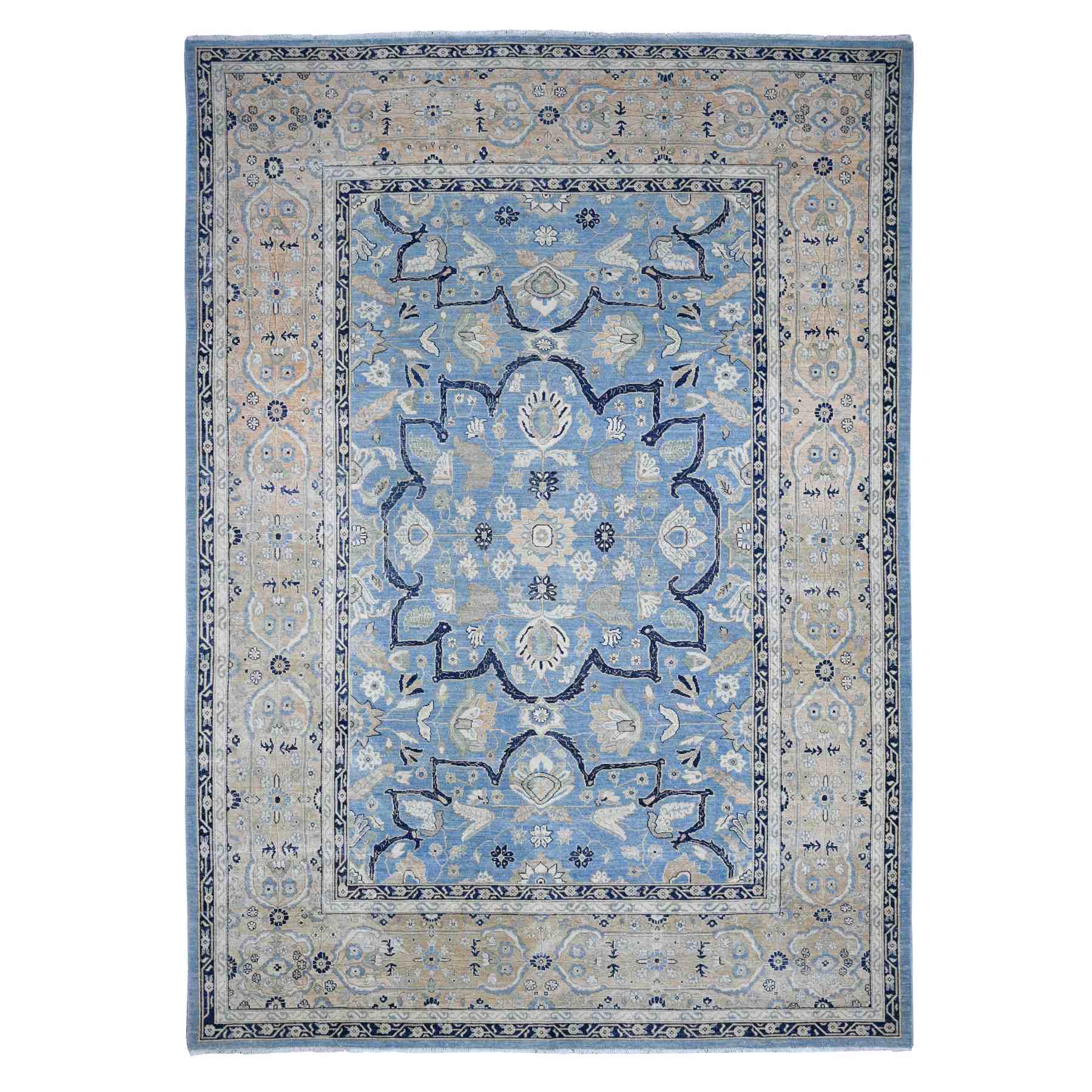 Vintage-Hand-Knotted-Rug-447115
