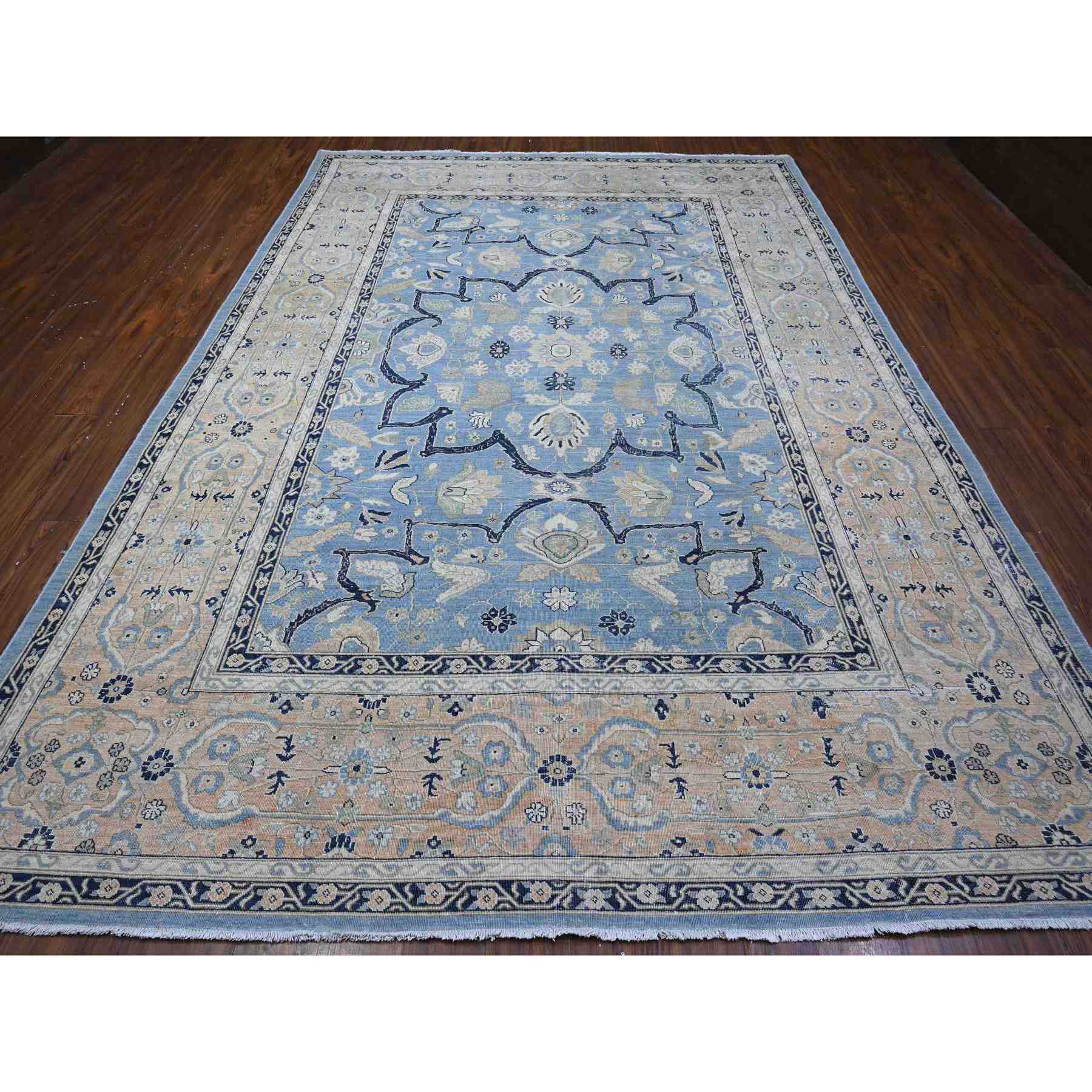 Vintage-Hand-Knotted-Rug-447115