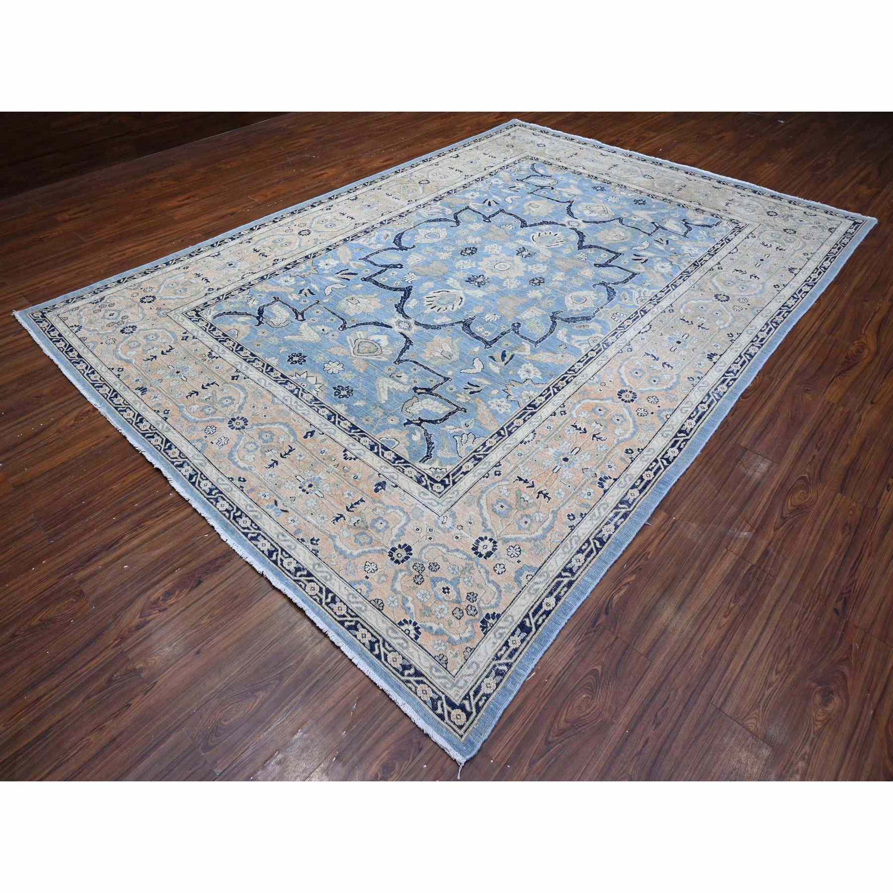 Overdyed-Vintage-Hand-Knotted-Rug-447115