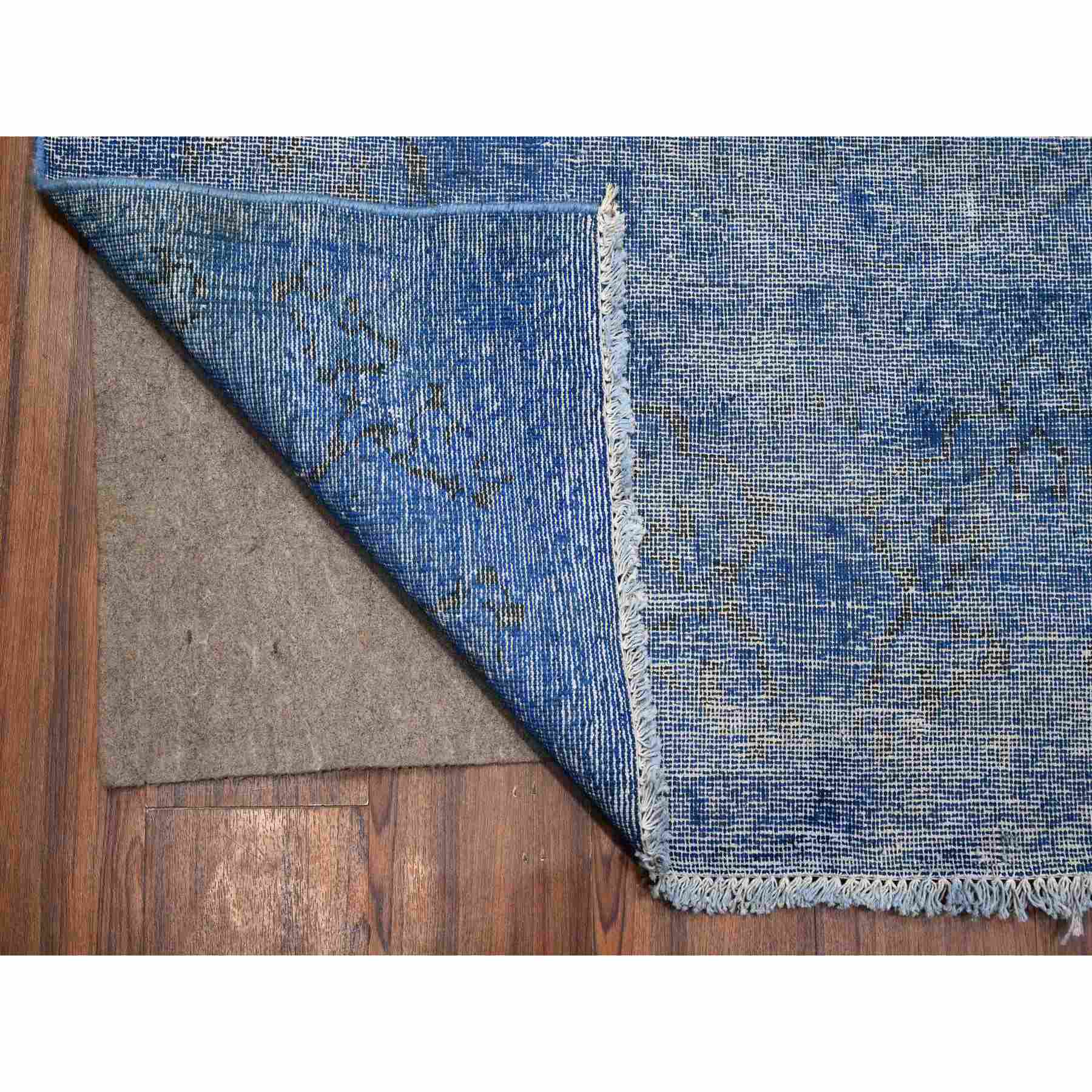 Overdyed-Vintage-Hand-Knotted-Rug-447240