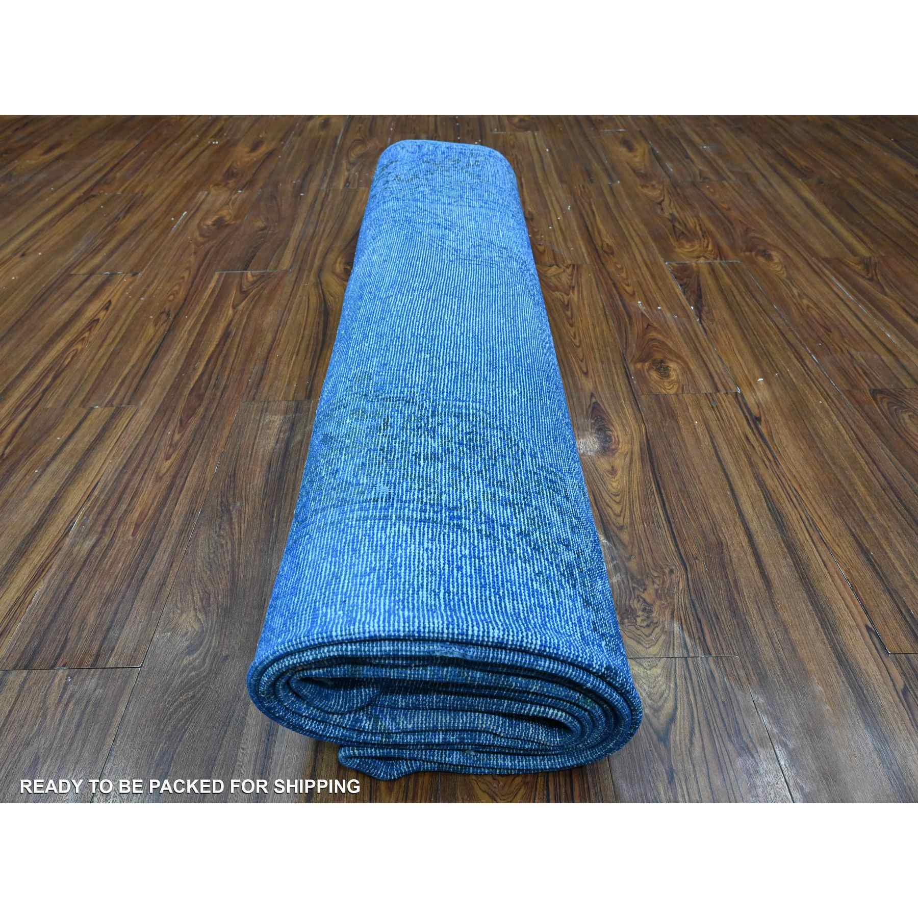 Overdyed-Vintage-Hand-Knotted-Rug-447240