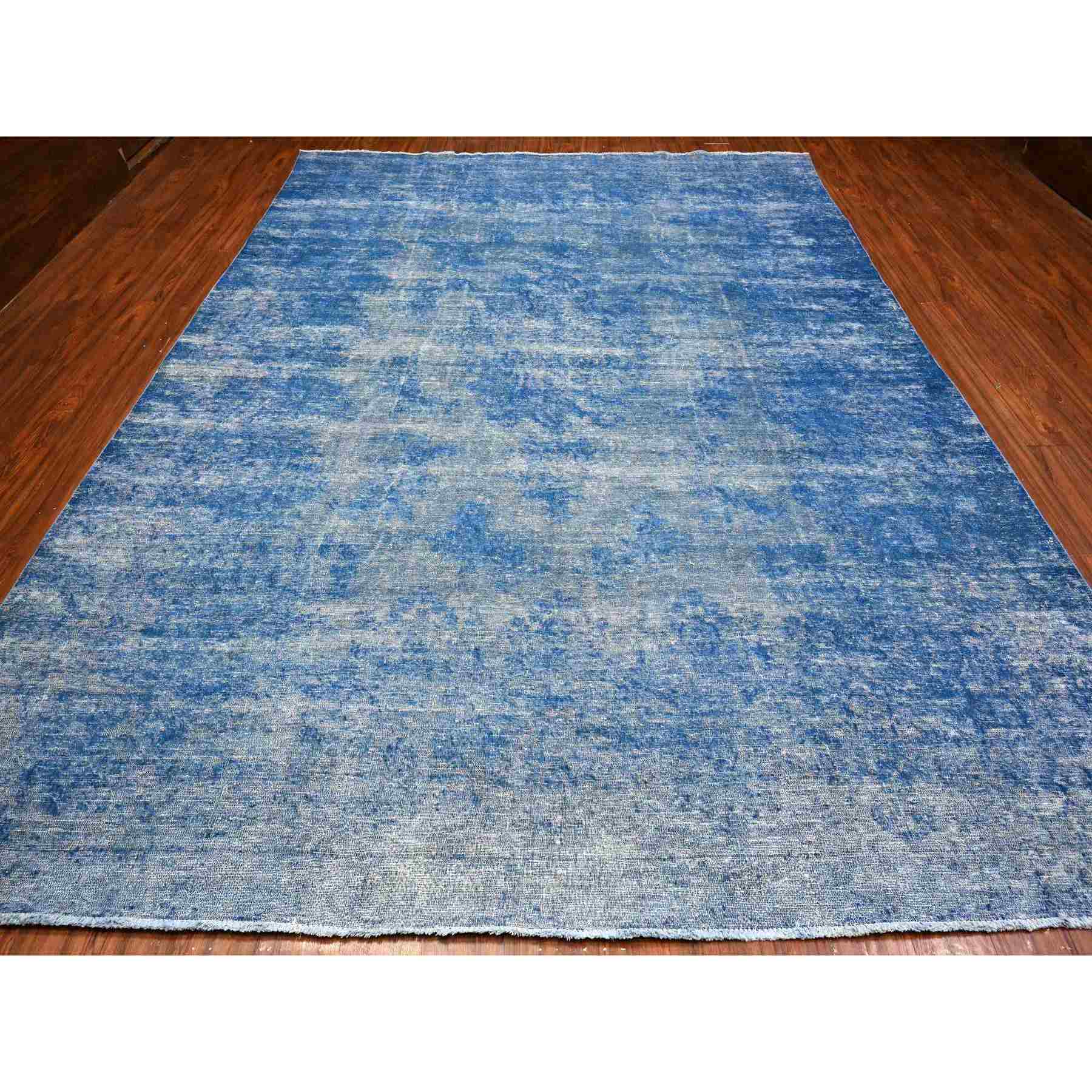 Overdyed-Vintage-Hand-Knotted-Rug-447255