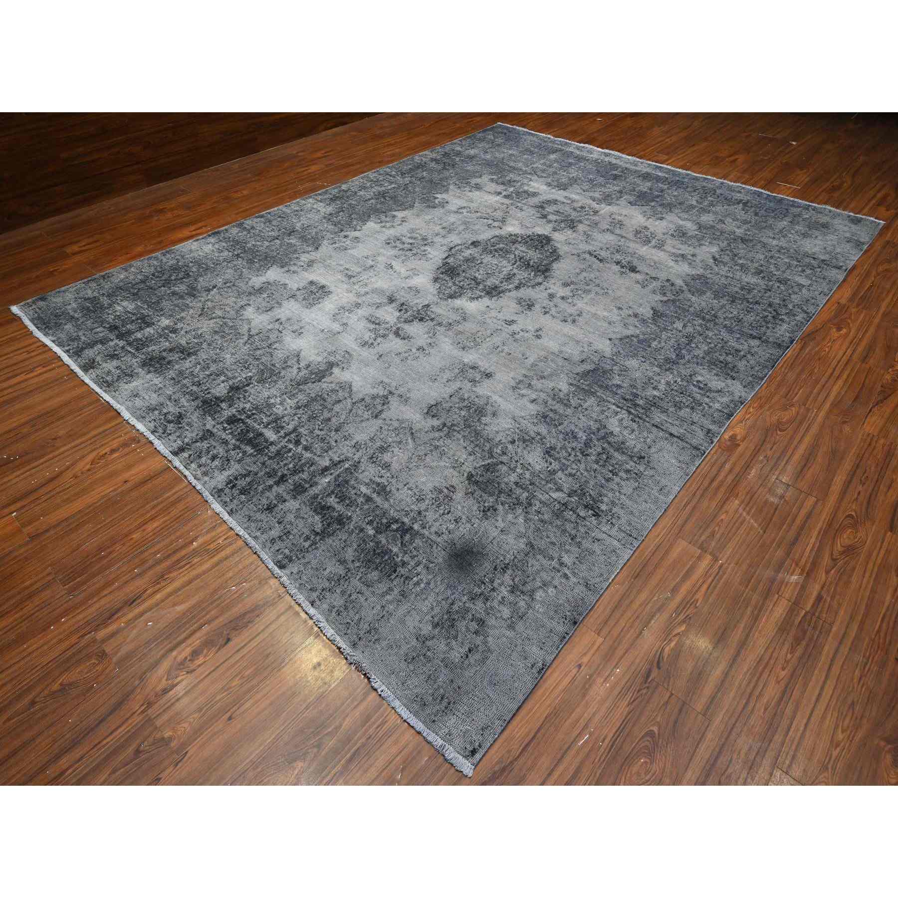 Overdyed-Vintage-Hand-Knotted-Rug-447260