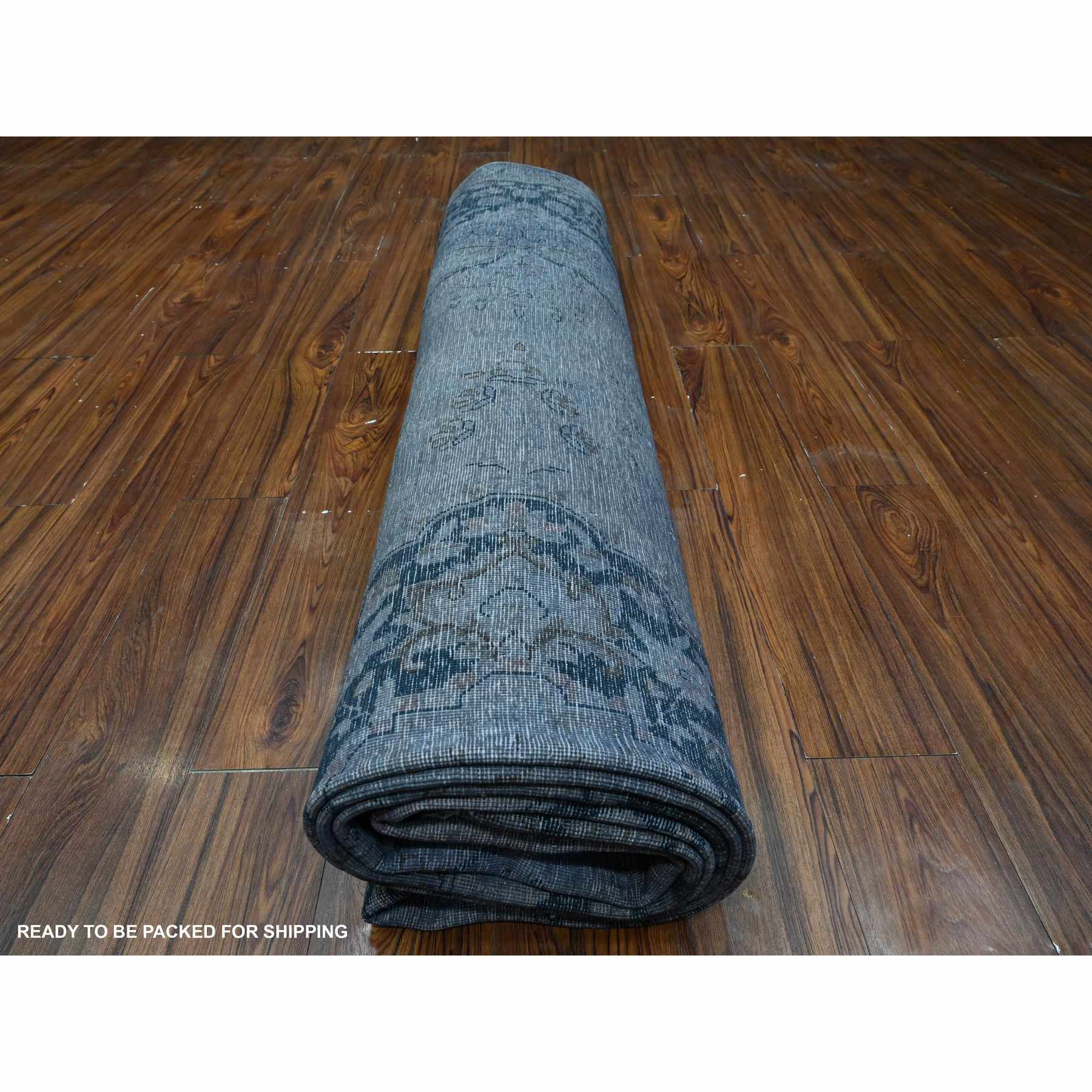 Overdyed-Vintage-Hand-Knotted-Rug-447260