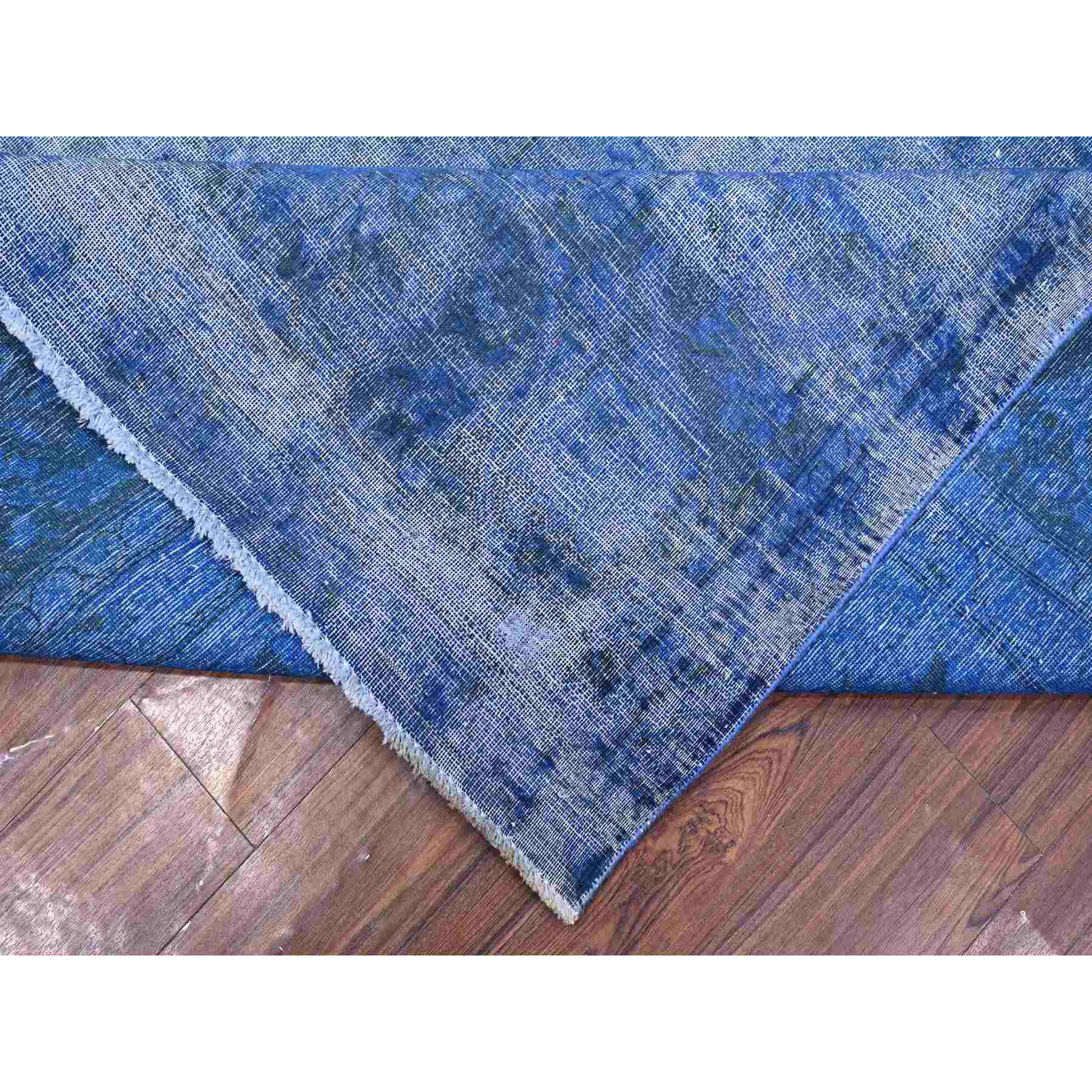 Overdyed-Vintage-Hand-Knotted-Rug-447265