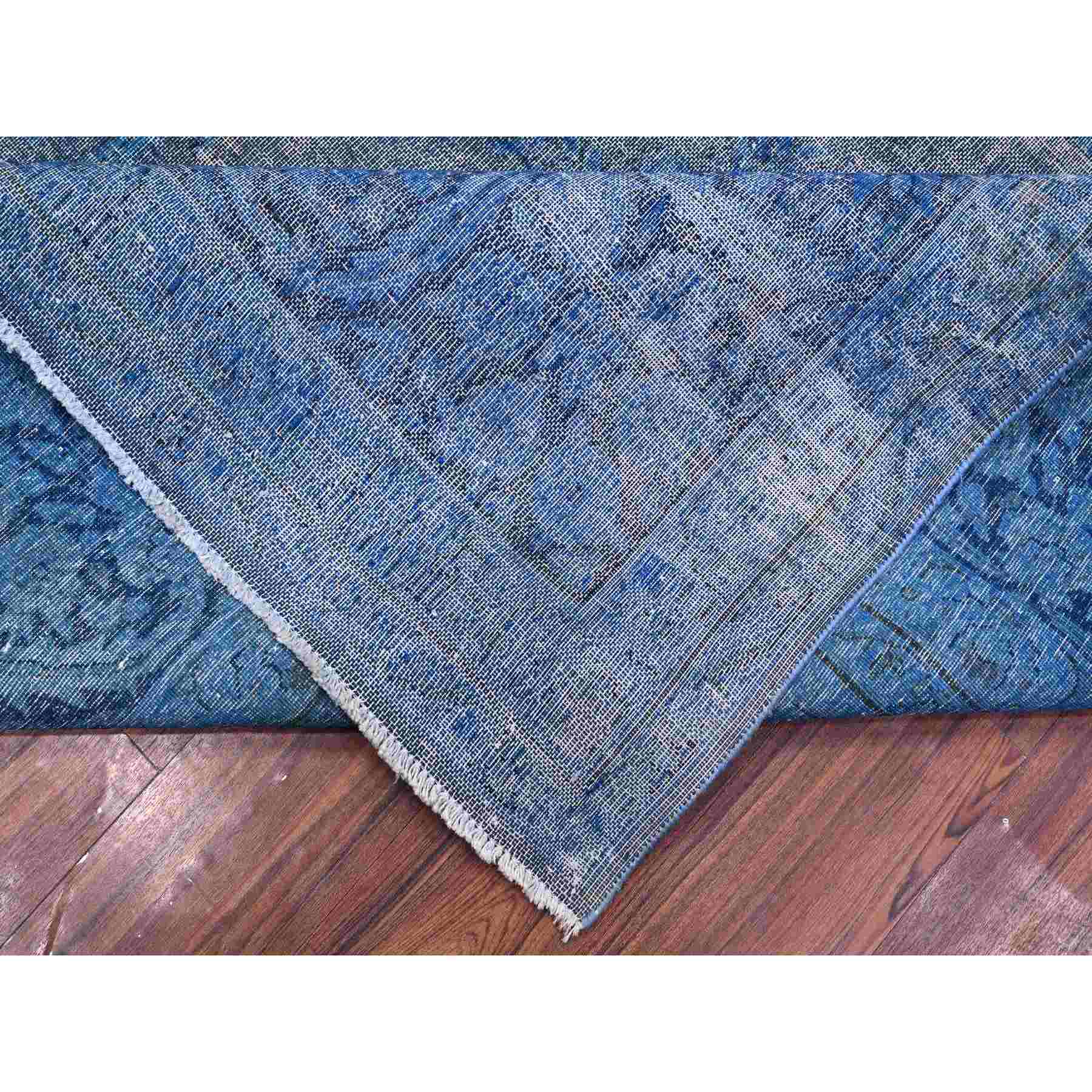 Overdyed-Vintage-Hand-Knotted-Rug-447395