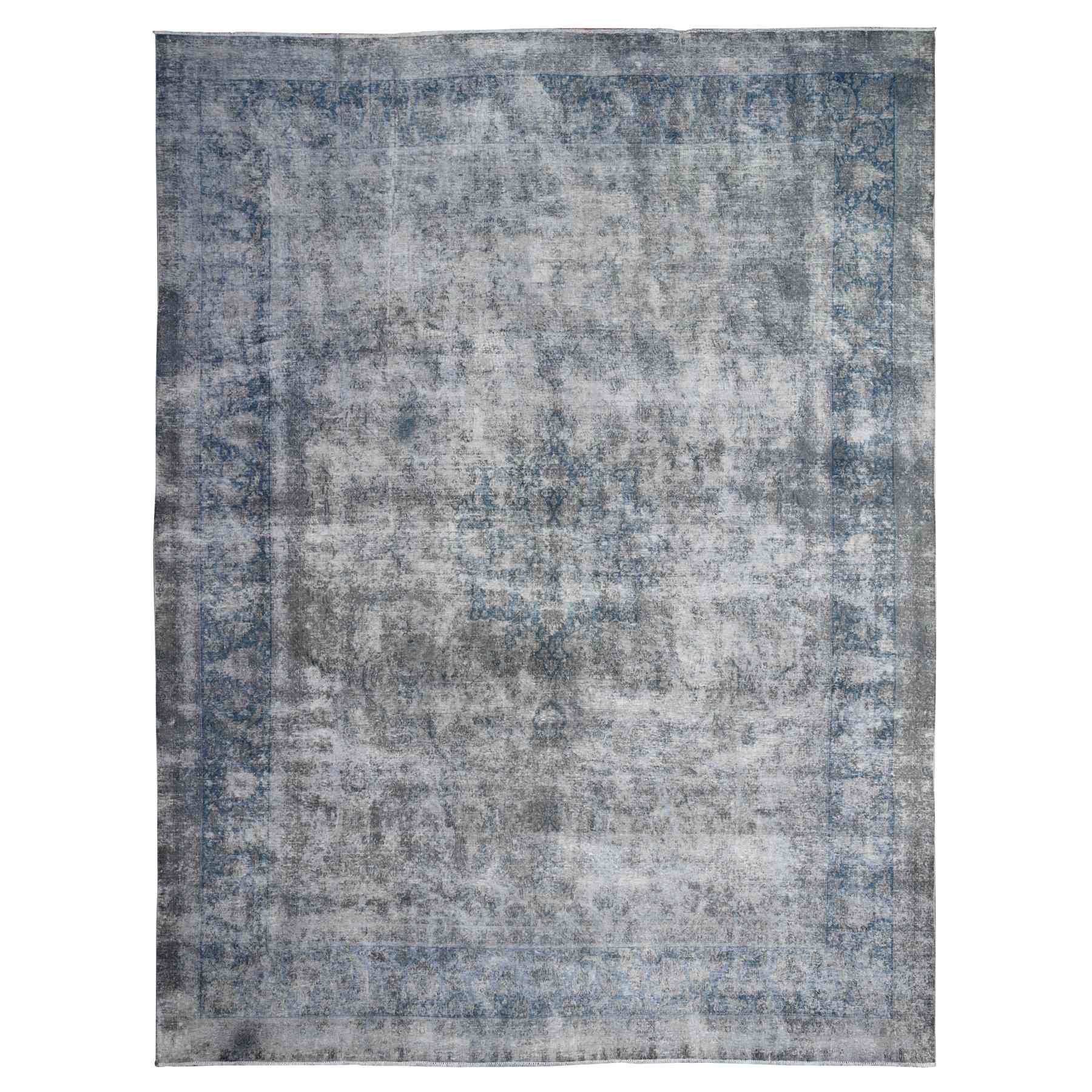 Overdyed-Vintage-Hand-Knotted-Rug-447400