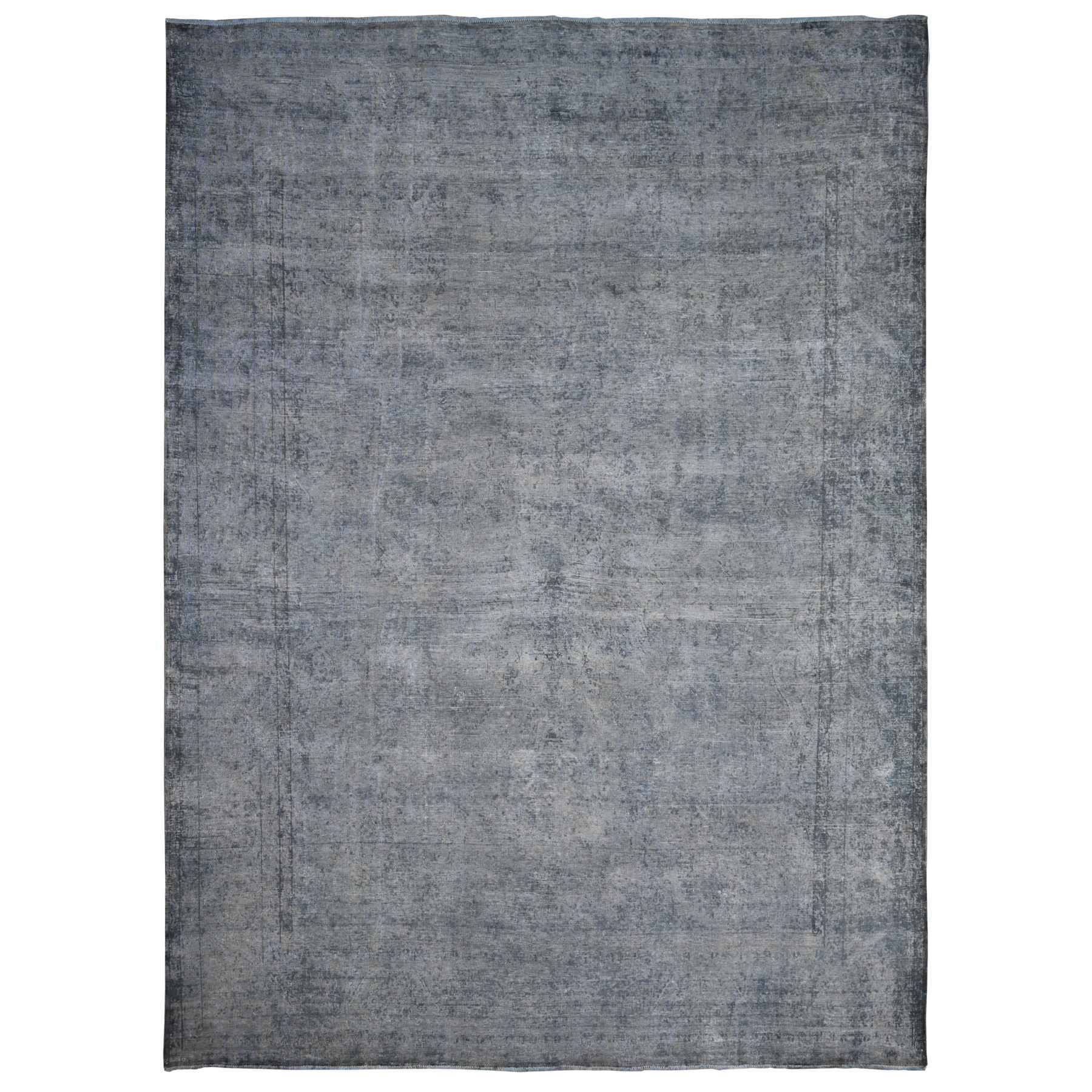 Overdyed-Vintage-Hand-Knotted-Rug-447405