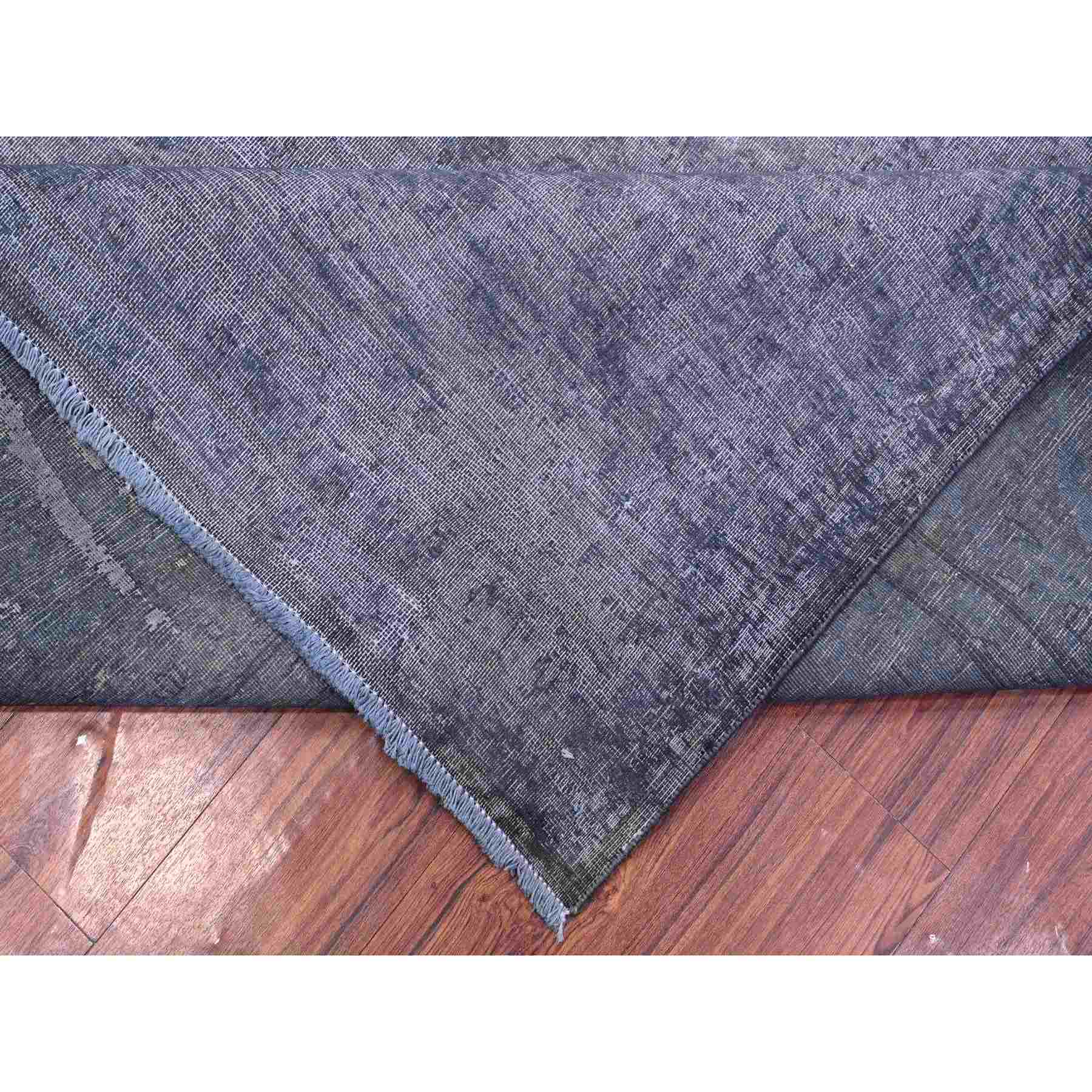 Overdyed-Vintage-Hand-Knotted-Rug-447405