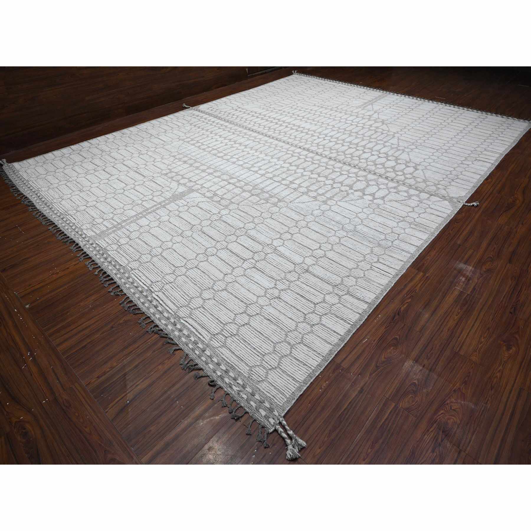 Tribal-Geometric-Hand-Knotted-Rug-445680