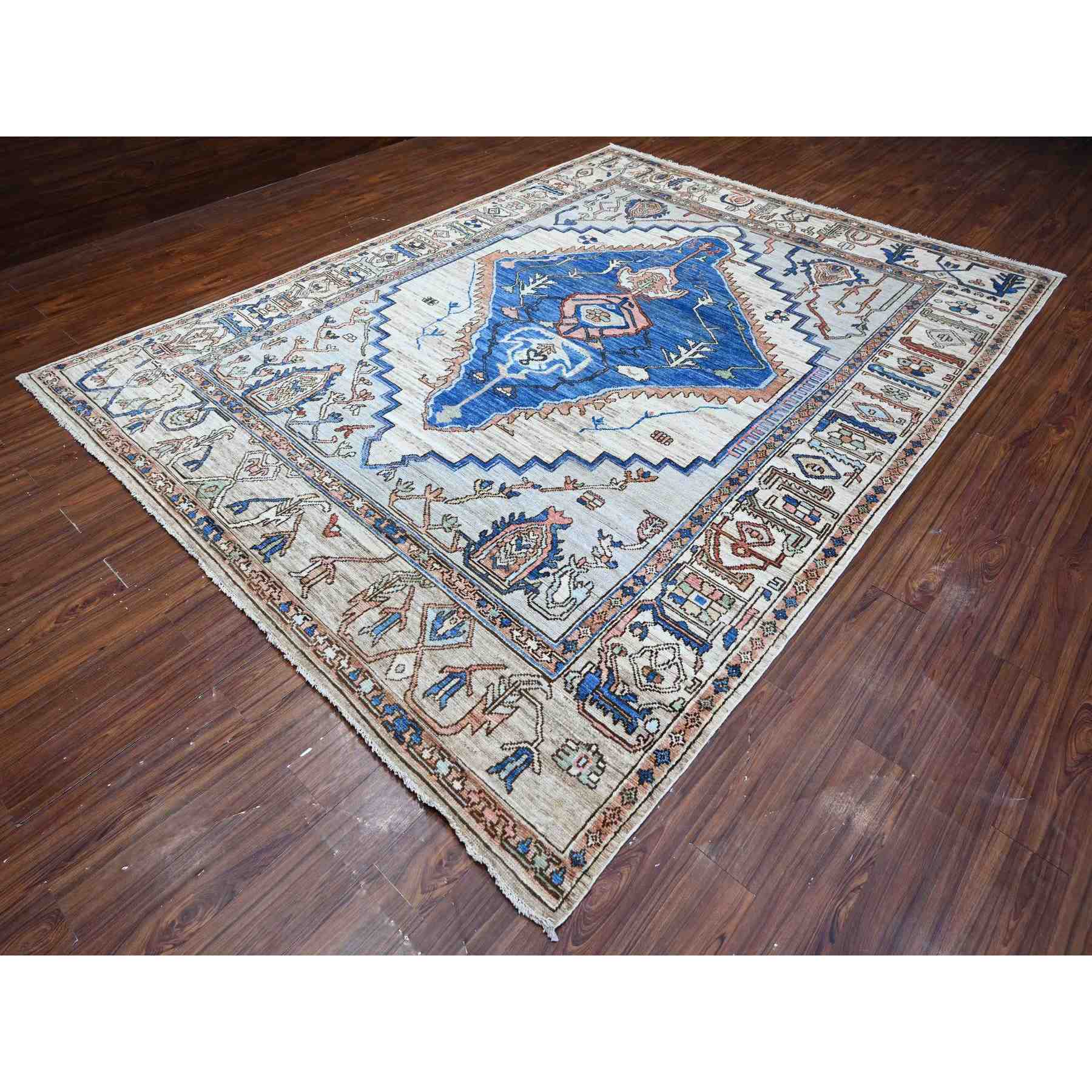 Tribal-Geometric-Hand-Knotted-Rug-445755