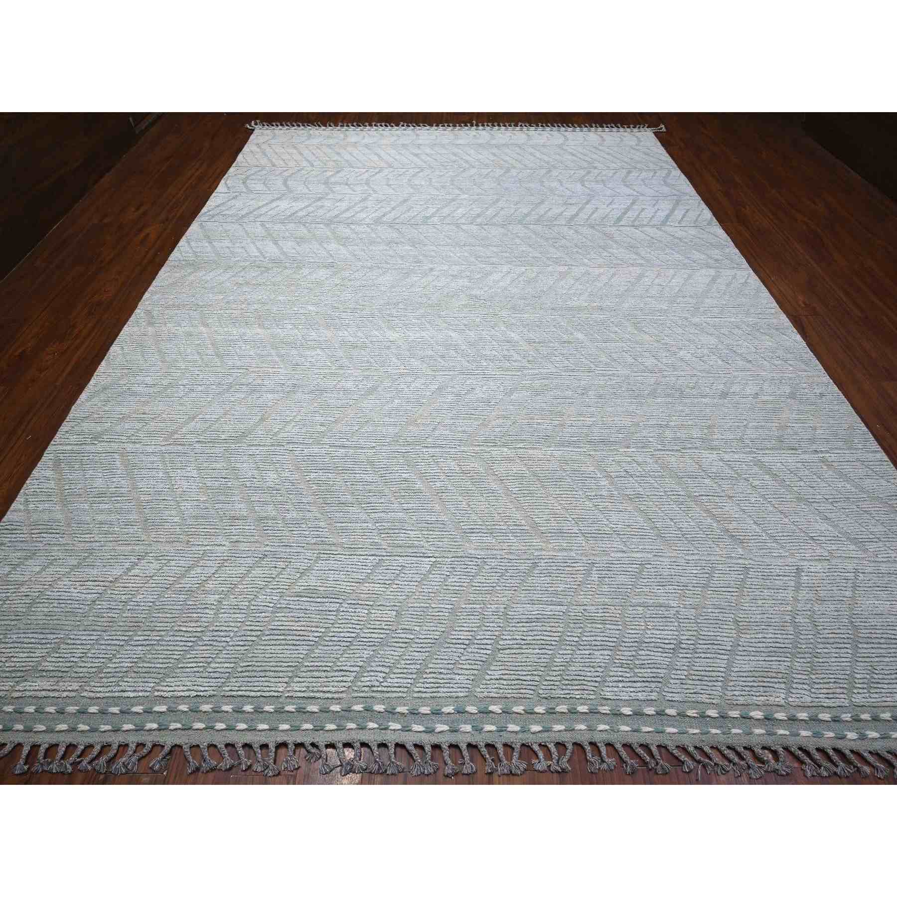 Tribal-Geometric-Hand-Knotted-Rug-445840