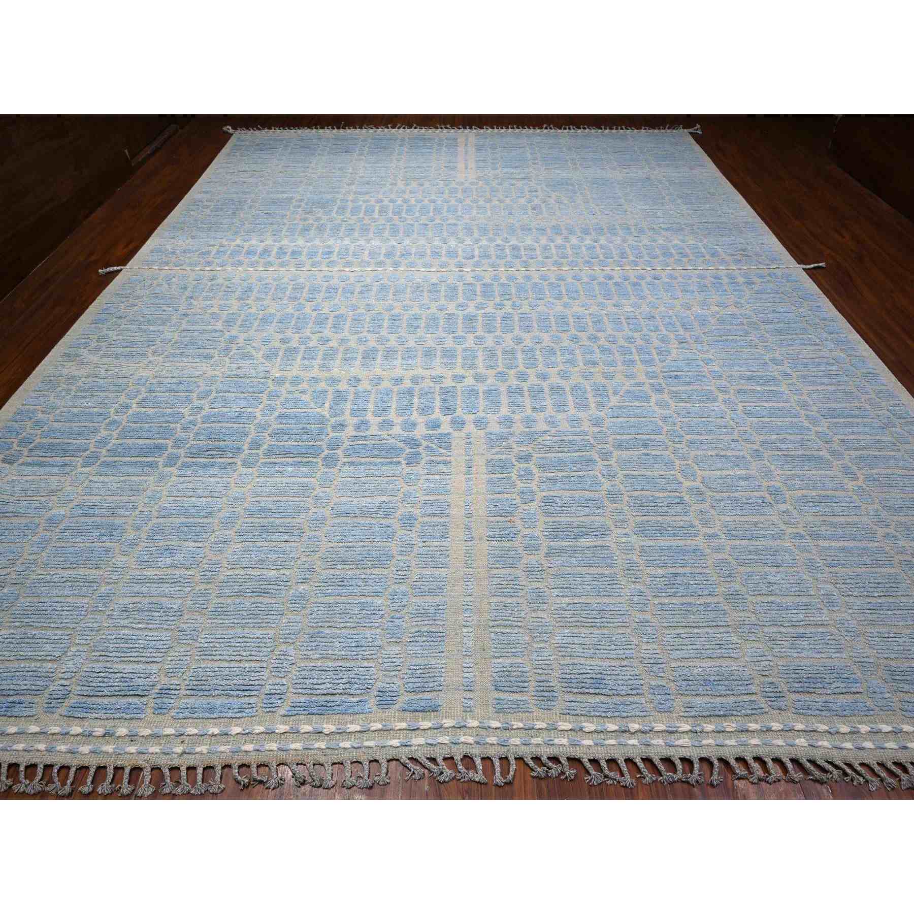 Tribal-Geometric-Hand-Knotted-Rug-445845