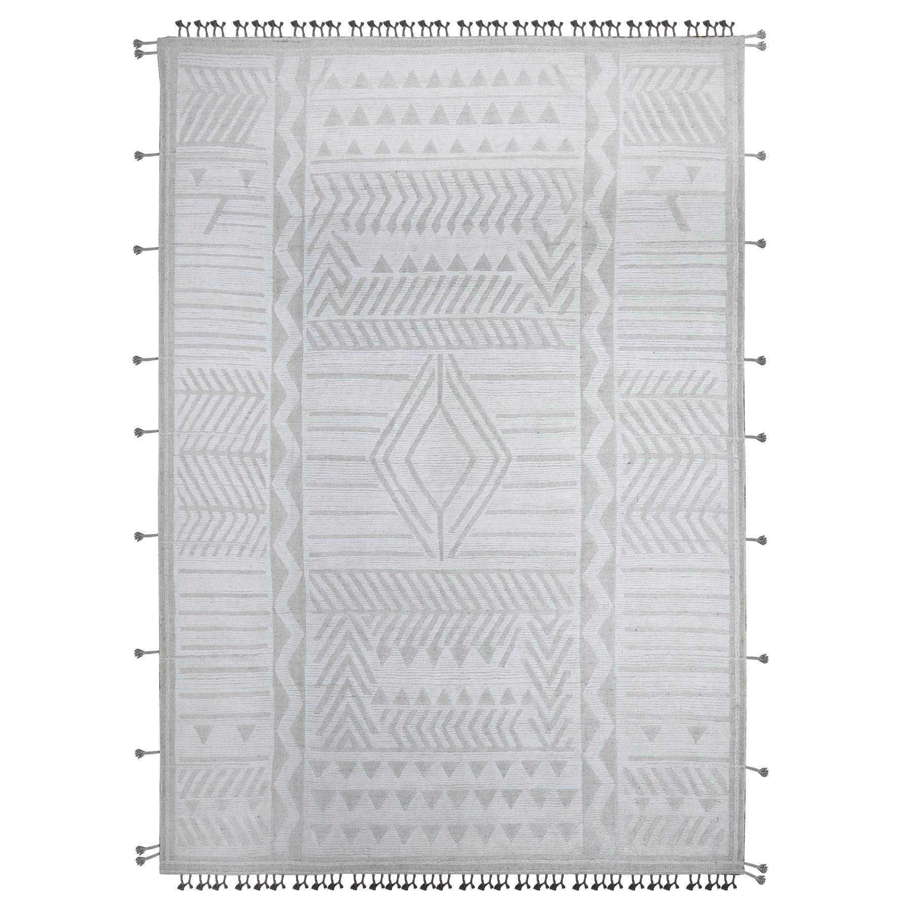 Tribal-Geometric-Hand-Knotted-Rug-445870
