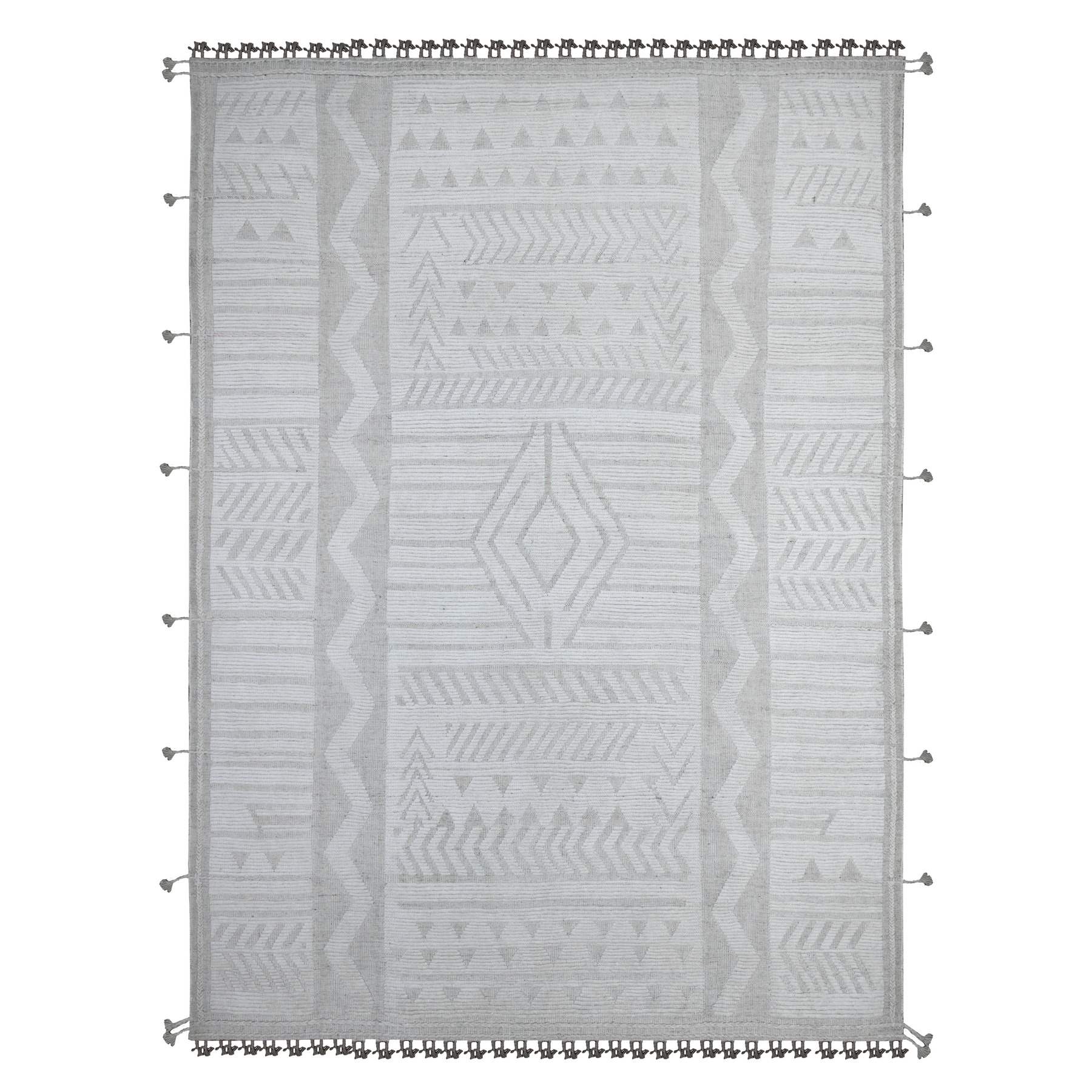Tribal-Geometric-Hand-Knotted-Rug-445910