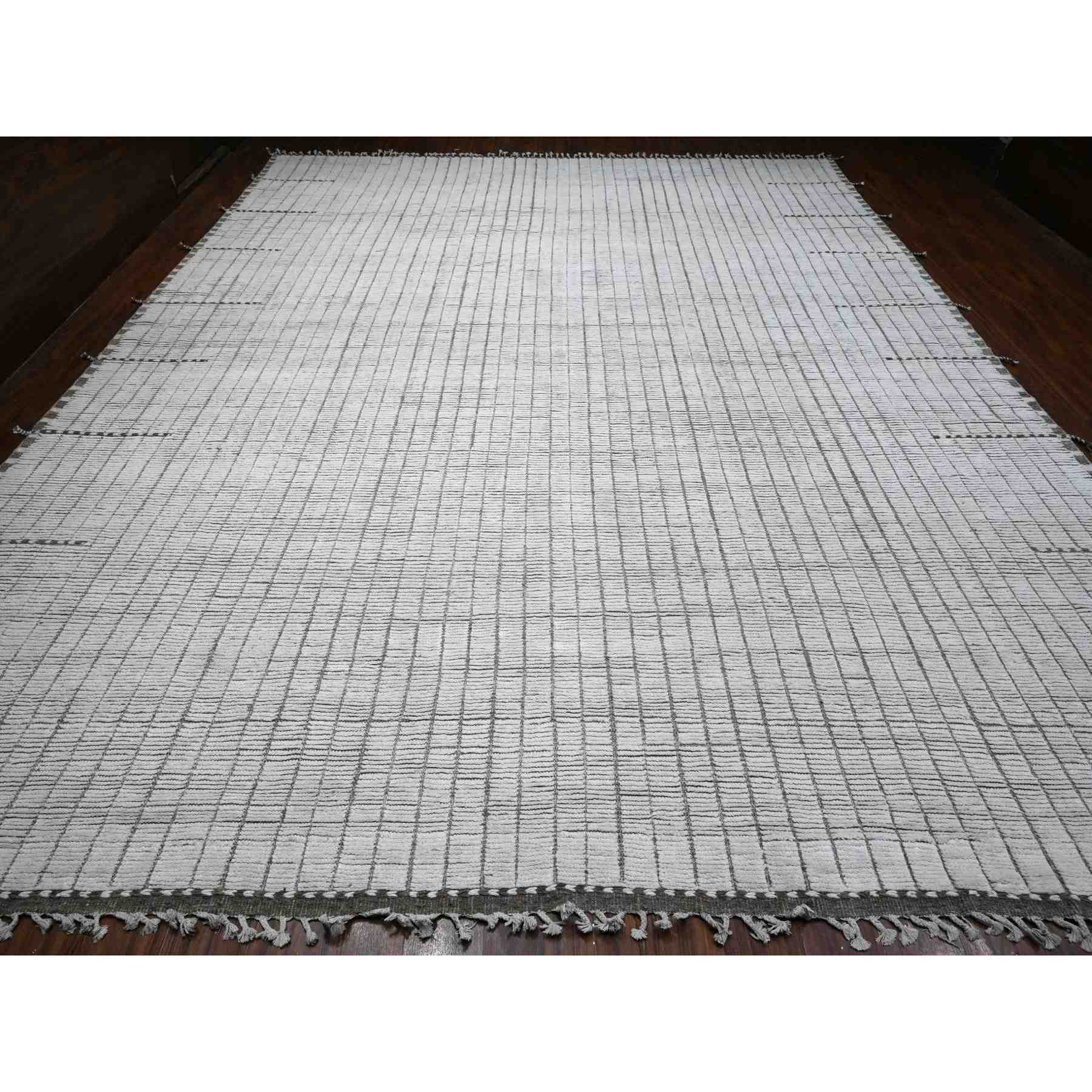 Tribal-Geometric-Hand-Knotted-Rug-445960