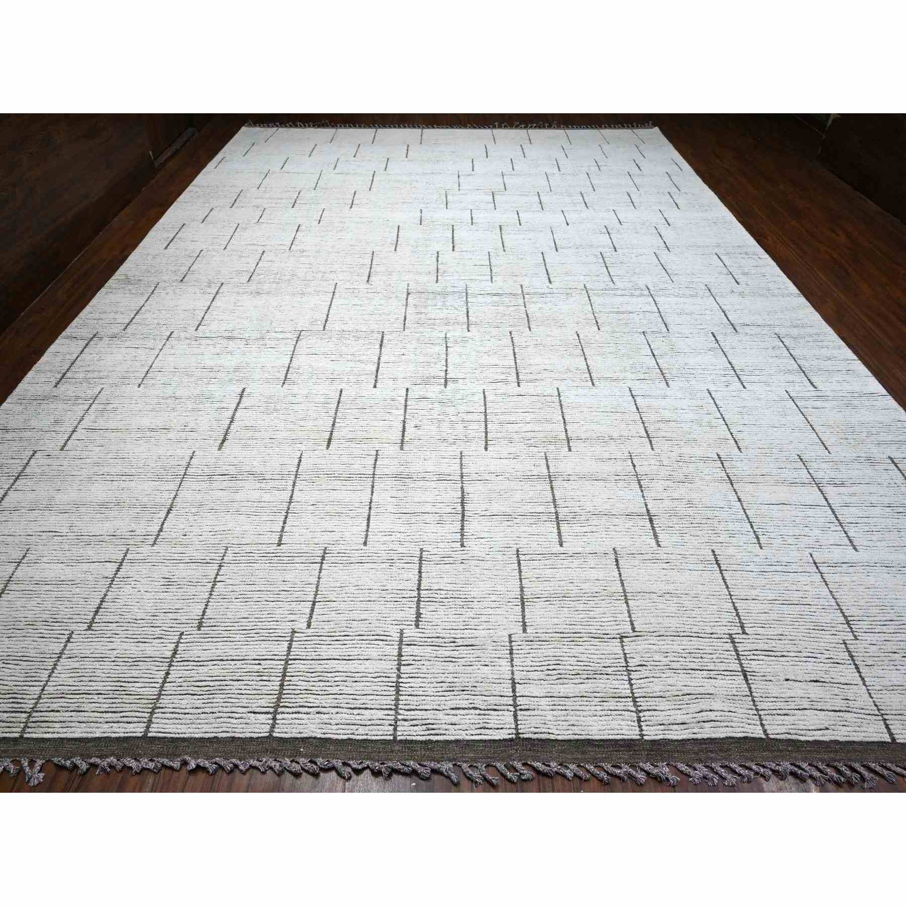 Tribal-Geometric-Hand-Knotted-Rug-445965