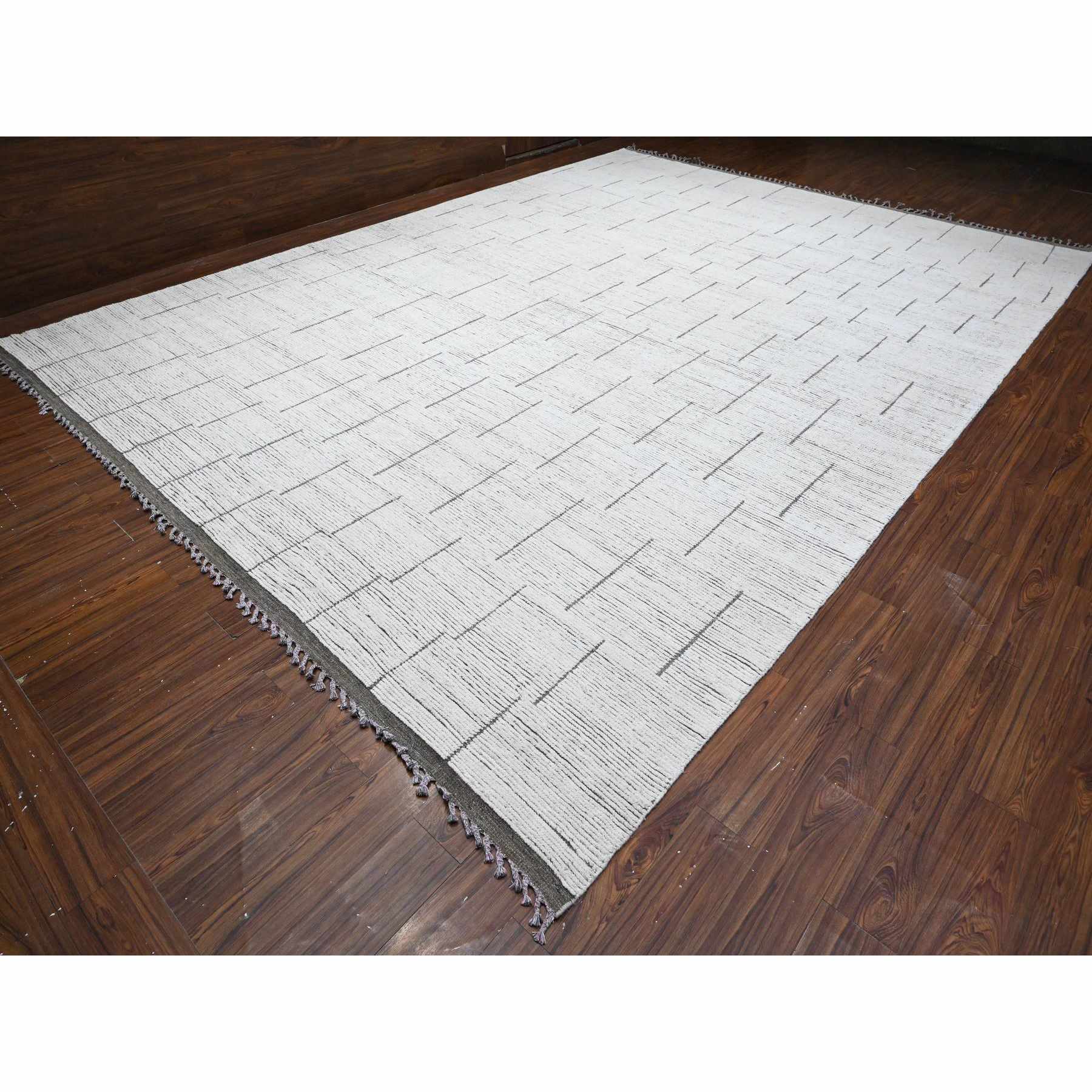 Tribal-Geometric-Hand-Knotted-Rug-445965
