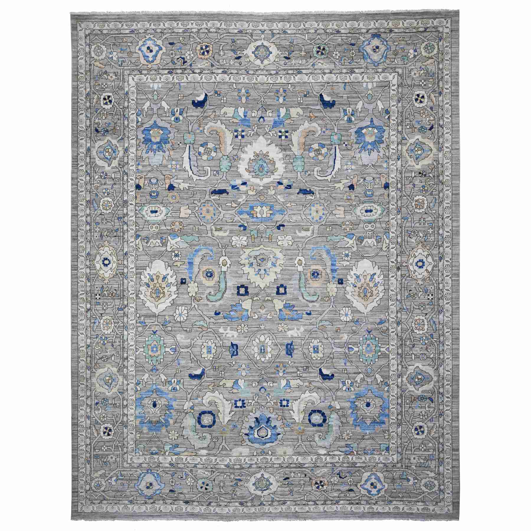 Heriz-Hand-Knotted-Rug-448095