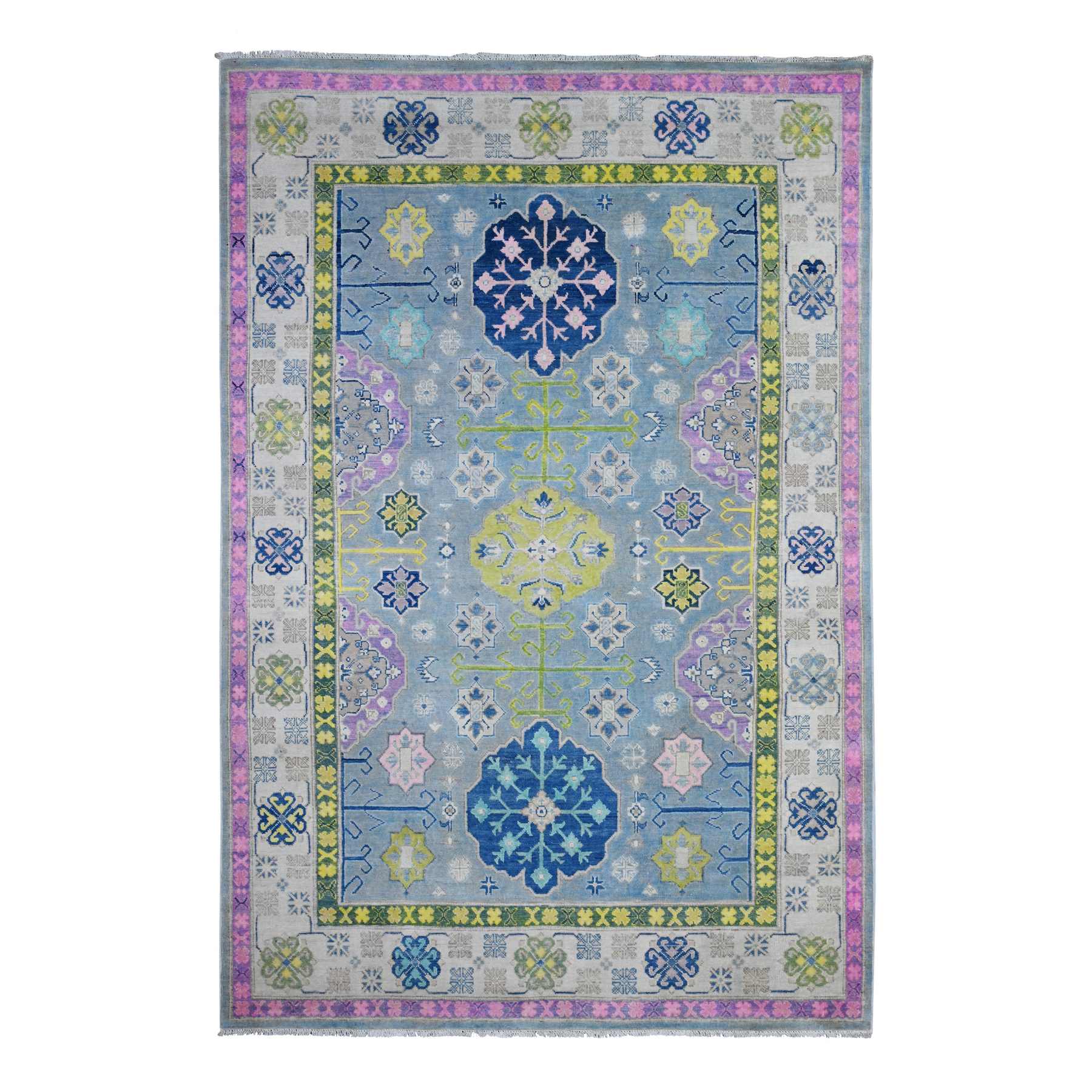 Kazak-Hand-Knotted-Rug-448050
