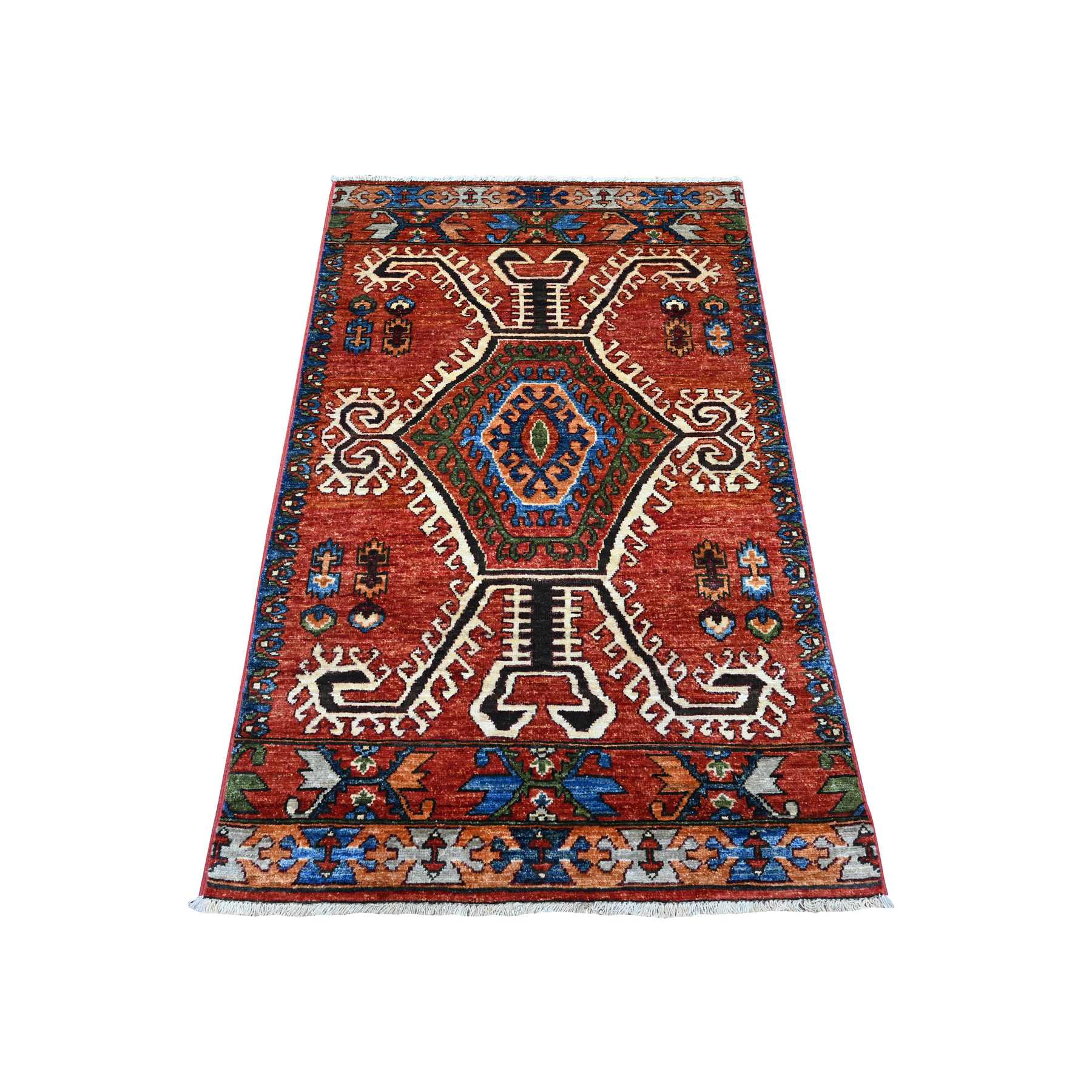 Kazak-Hand-Knotted-Rug-448455