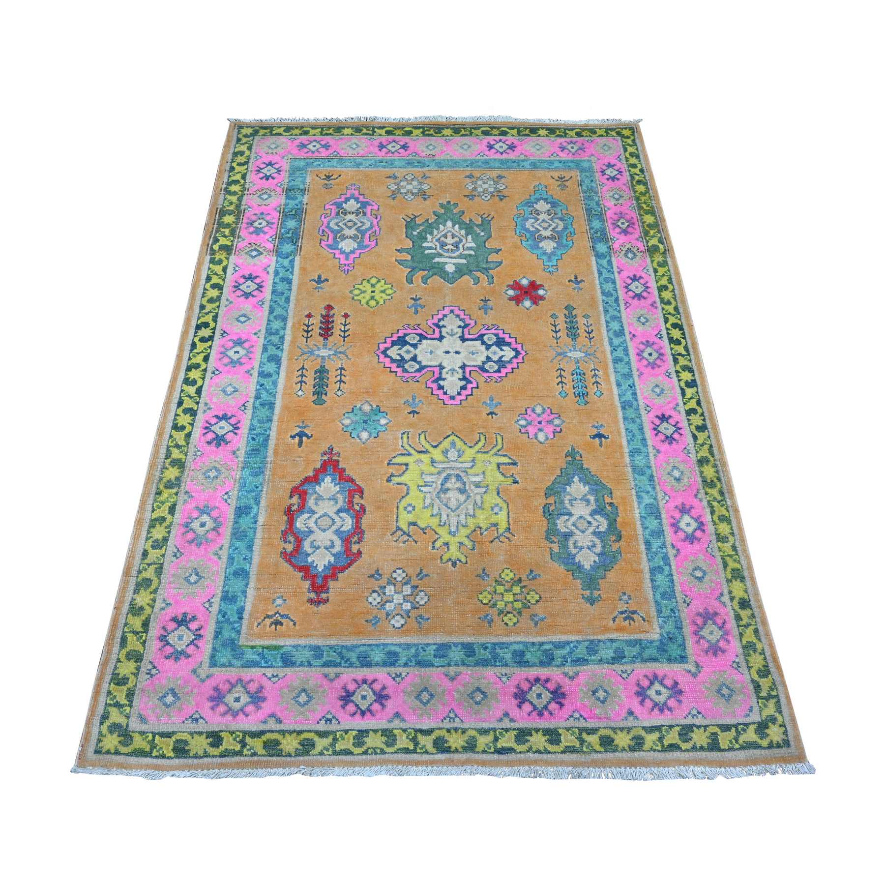 Kazak-Hand-Knotted-Rug-448555